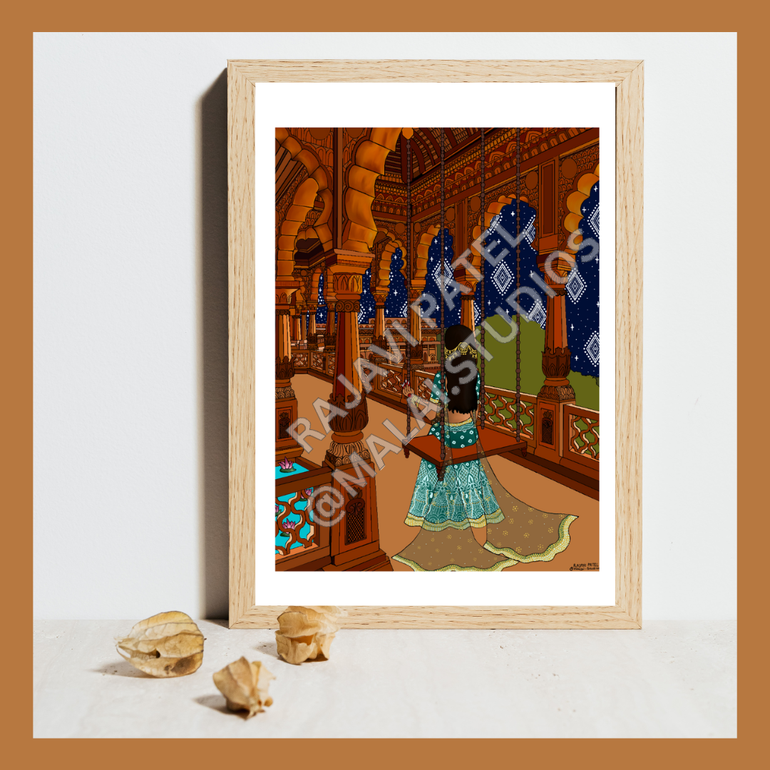 MIDNIGHT SAPNA ART PRINT