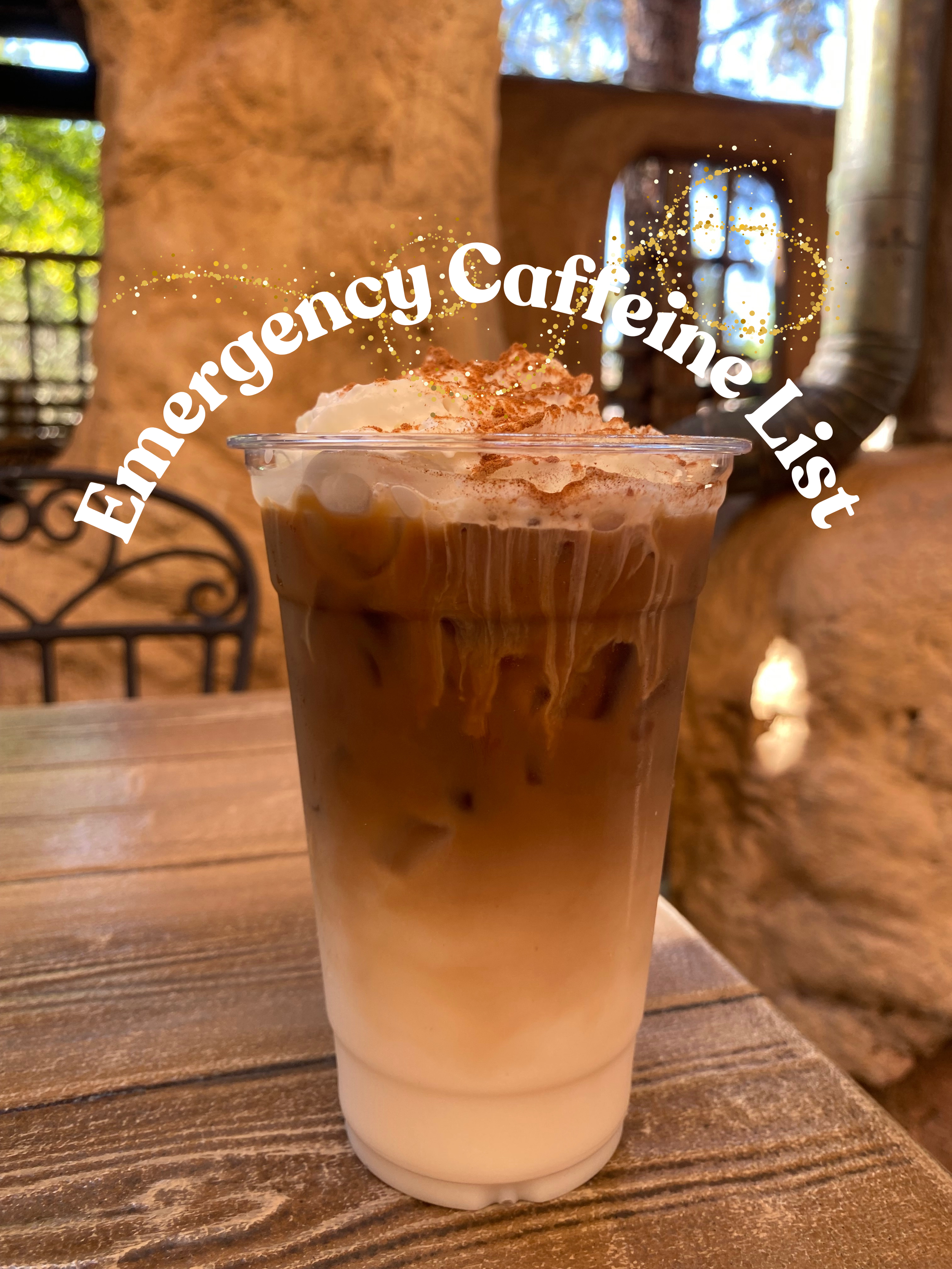 Emergency Caffeine List - Disneyland