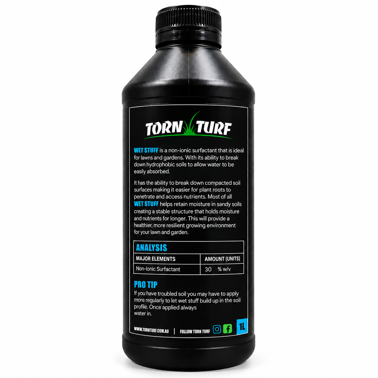 Wet Stuff Liquid Wetting Agent 1L directions and product information