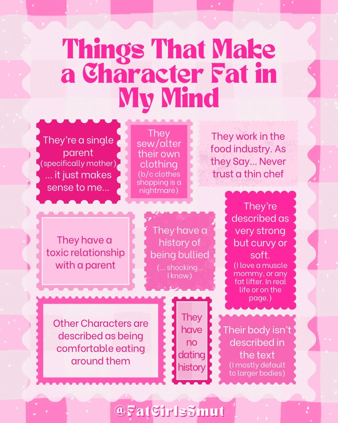 A reminder, a book doesn&rsquo;t need to have explicit plus size rep in order for you to feel seen in a book. These are some of the top reasons that a character can feel &ldquo;plus size in my mind&rdquo; which I realized I haven&rsquo;t done a post 
