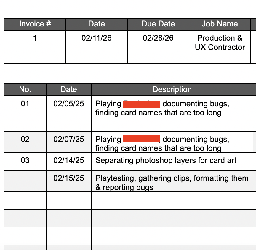 Working for a Game Studio :)