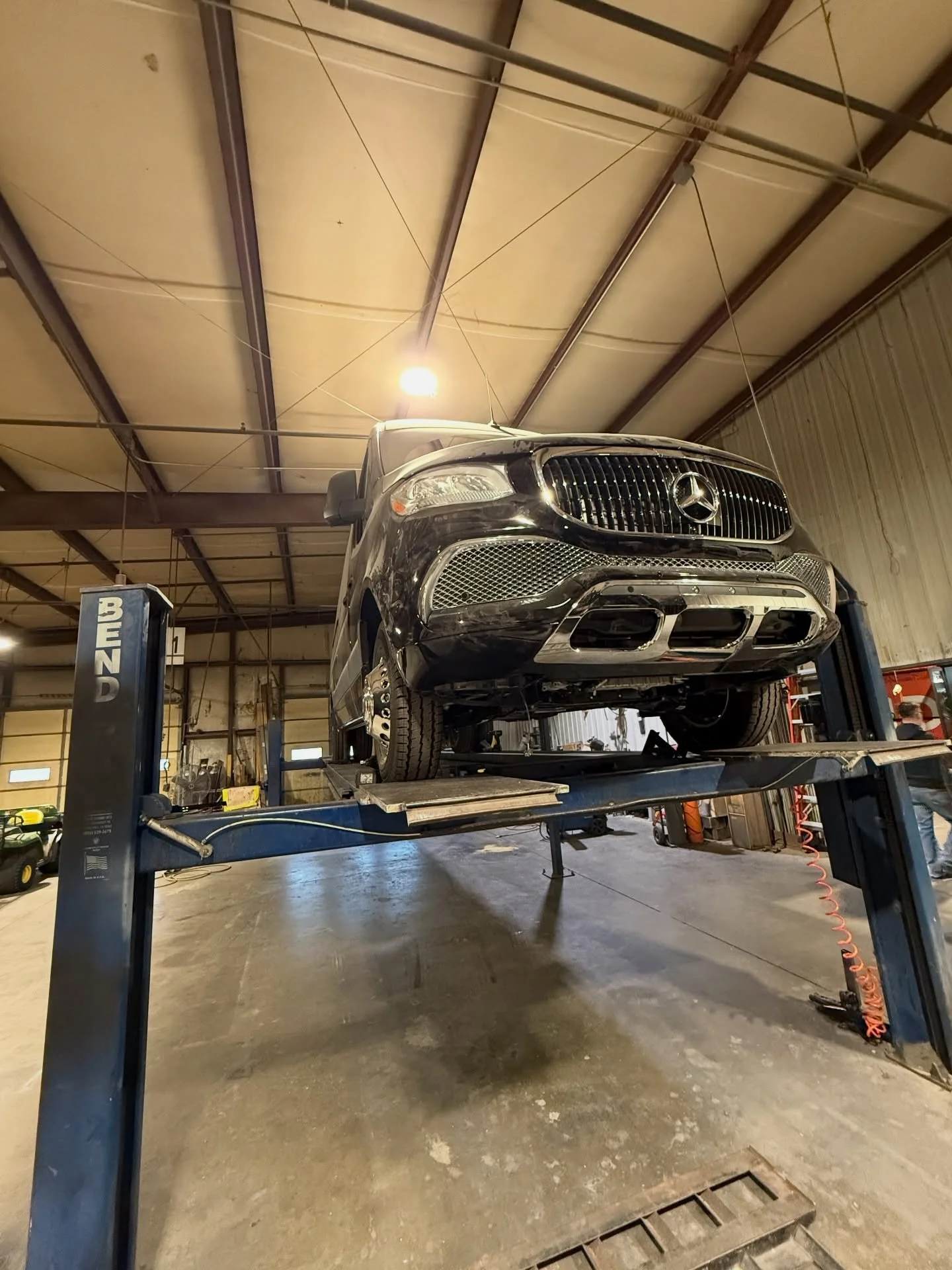 Final check underneath. Running boards fitted. Test drive next. Detail after that. Then it heads home.

This one&rsquo;s about ready to make someone money.
Ready to spec yours? Call or DM today.

#MercedesSprinter
#SprinterBuild
#ExecutiveVan
#Luxury