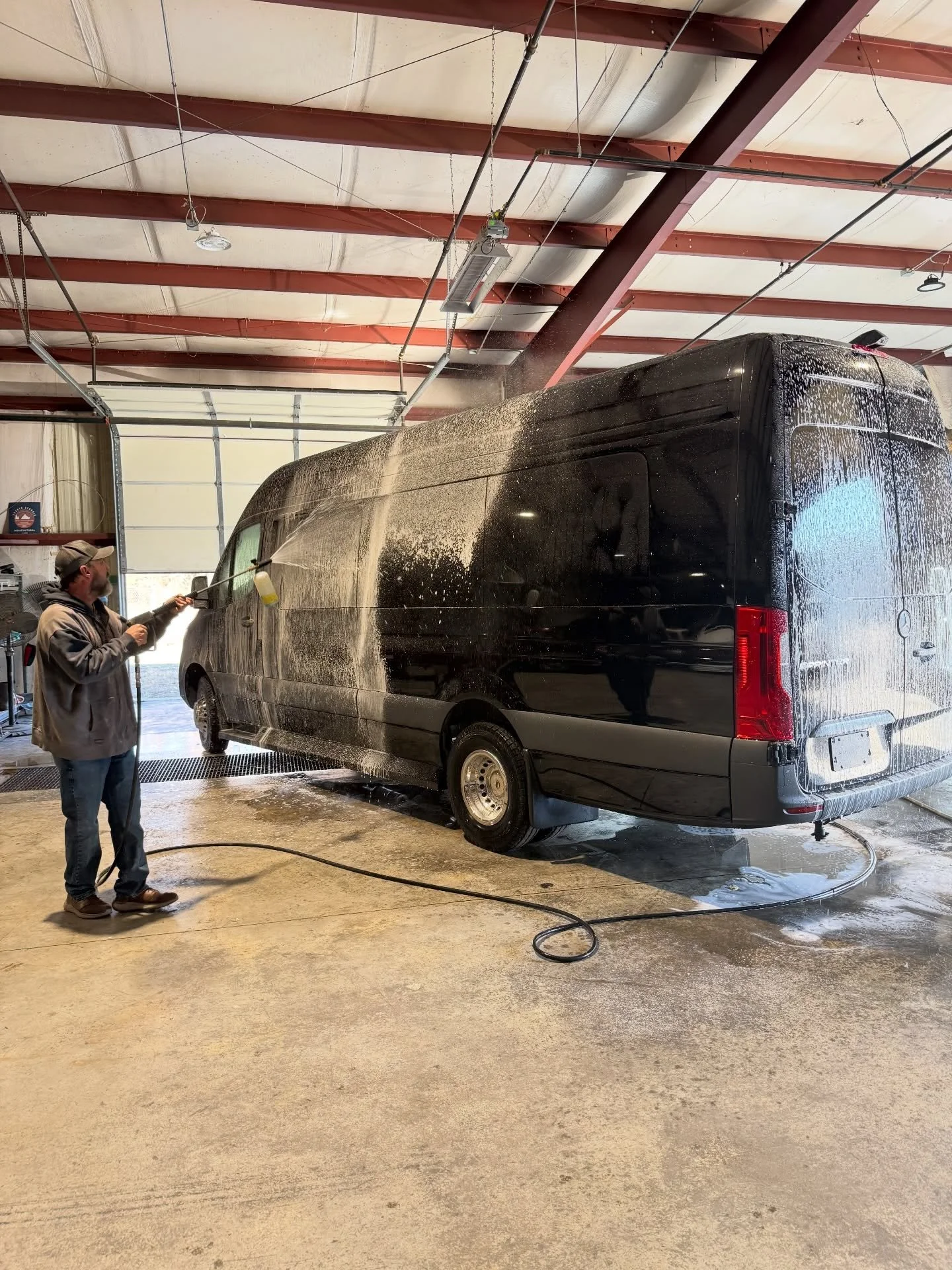 Split splash taken a bath