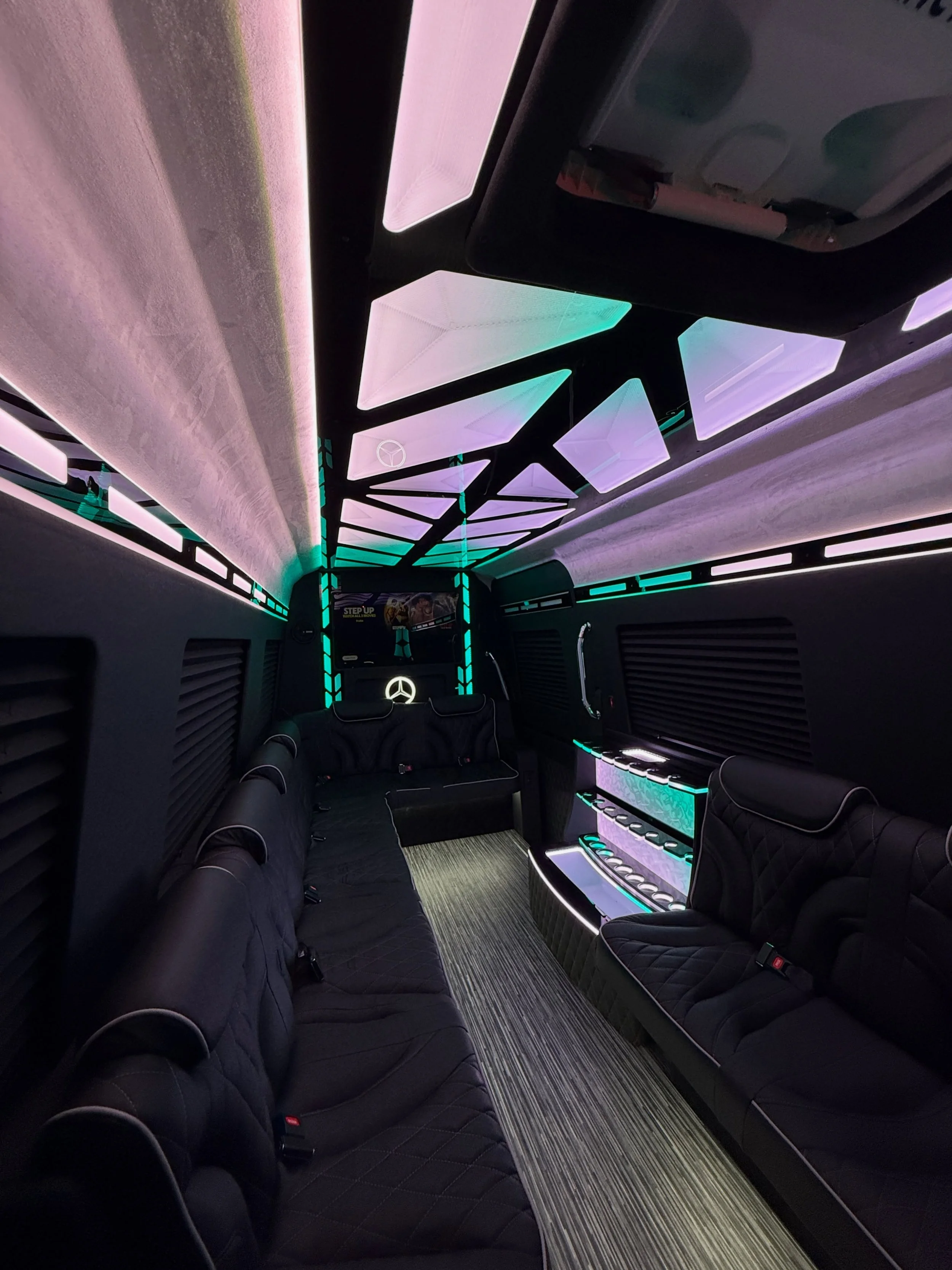 Most Sprinters provide a ride.

Ours create an experience.

Because your passengers should remember more than just the destination.

📞 Call 417-866-6565 to build yours.

#LimousineStyleSprinter #LuxuryTransportation #SprinterLimo #MercedesSprinter #