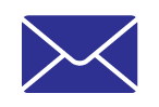 Blue envelope icon