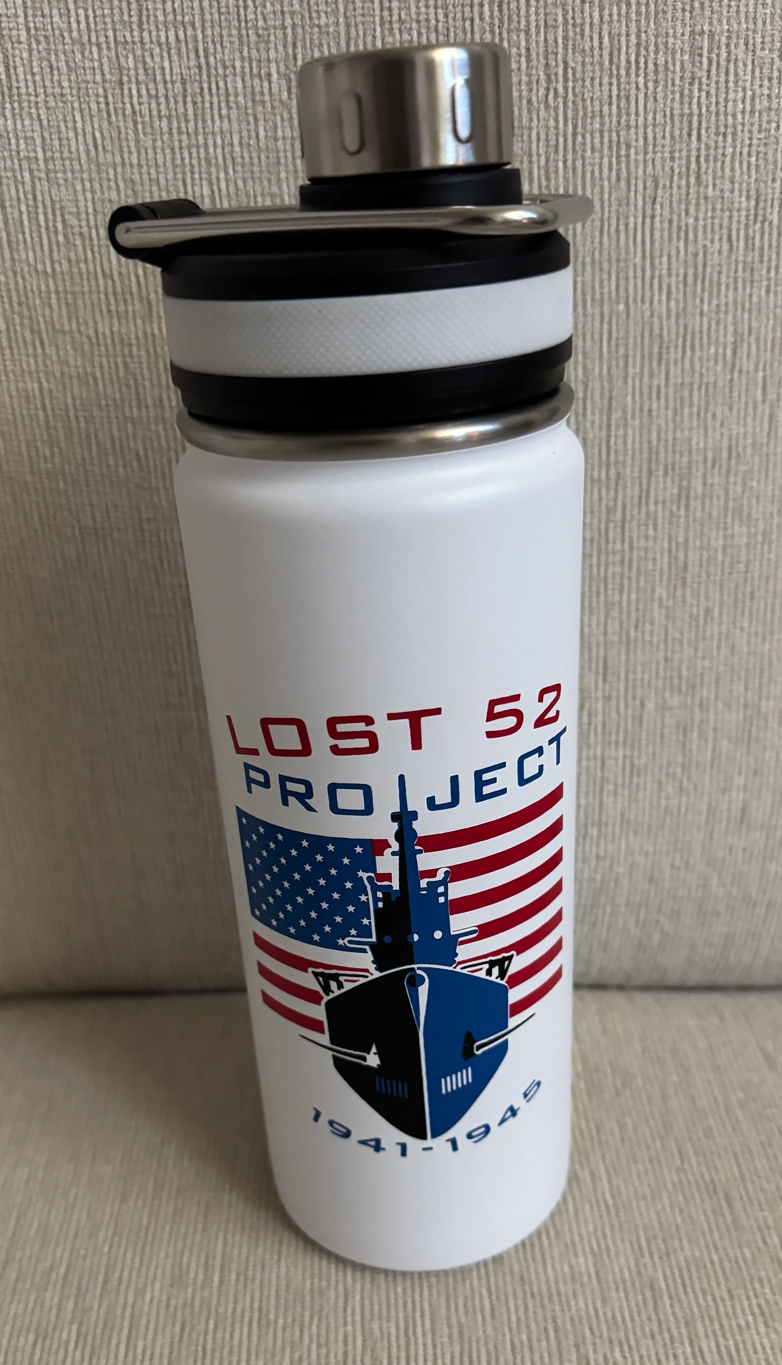 Lost 52 Steel Water Bottle