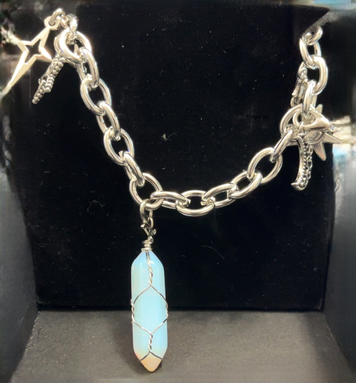 Crystal Charm Bracelet