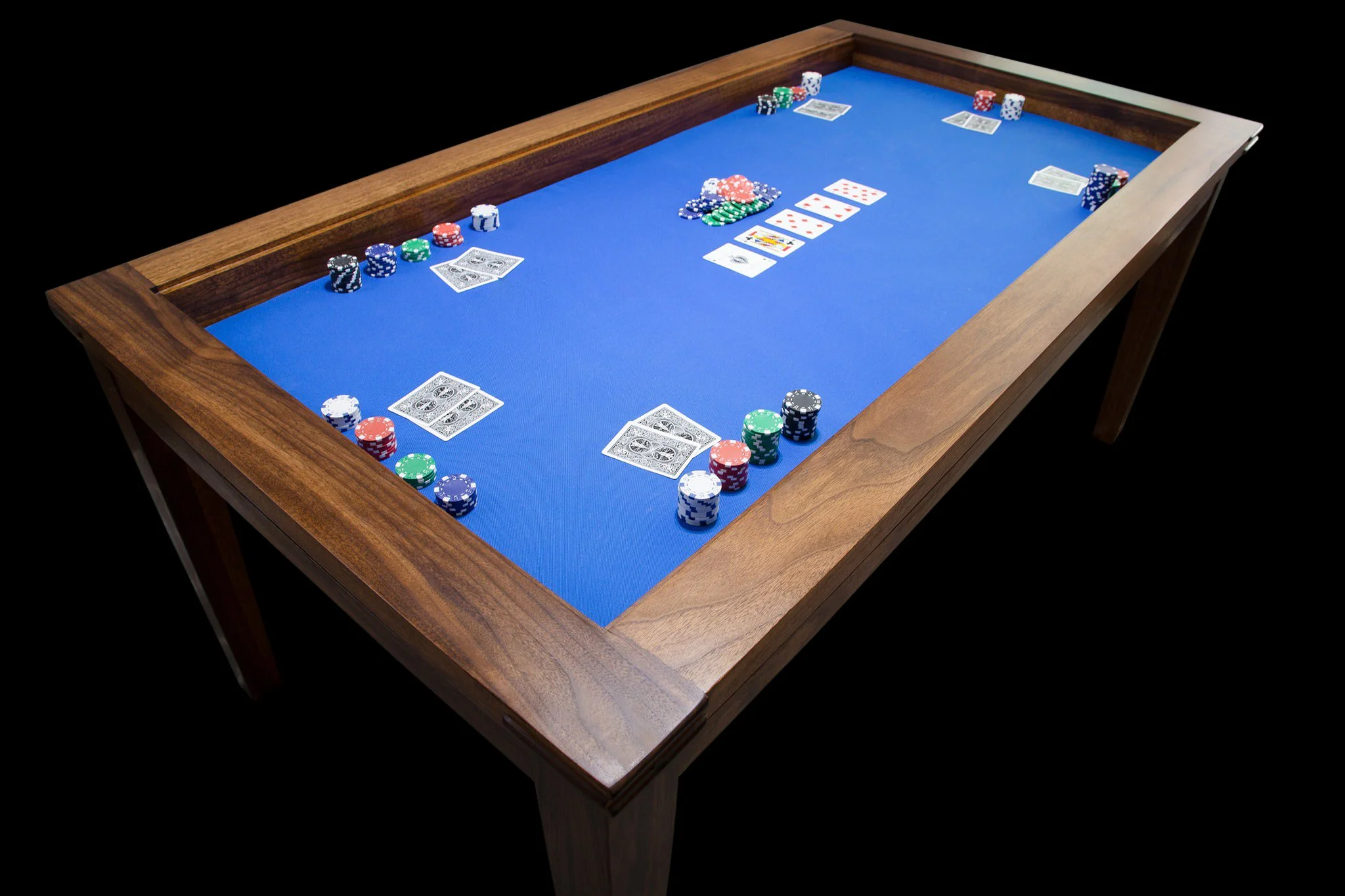 Walnut gaming table