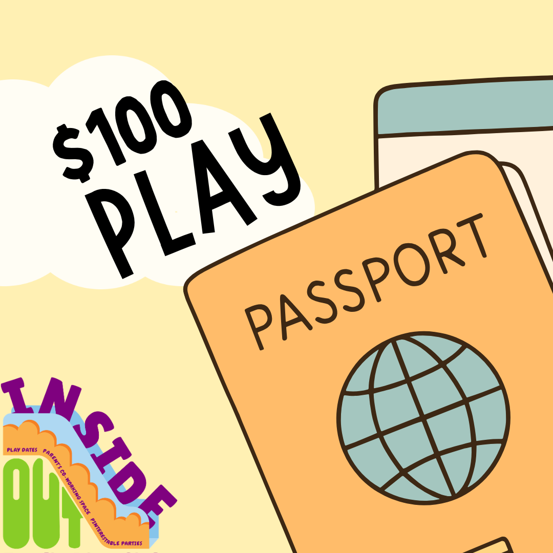 Valued at $100. This can be used for all play options - parents supervised, co-working play, events, and summer drop-off play