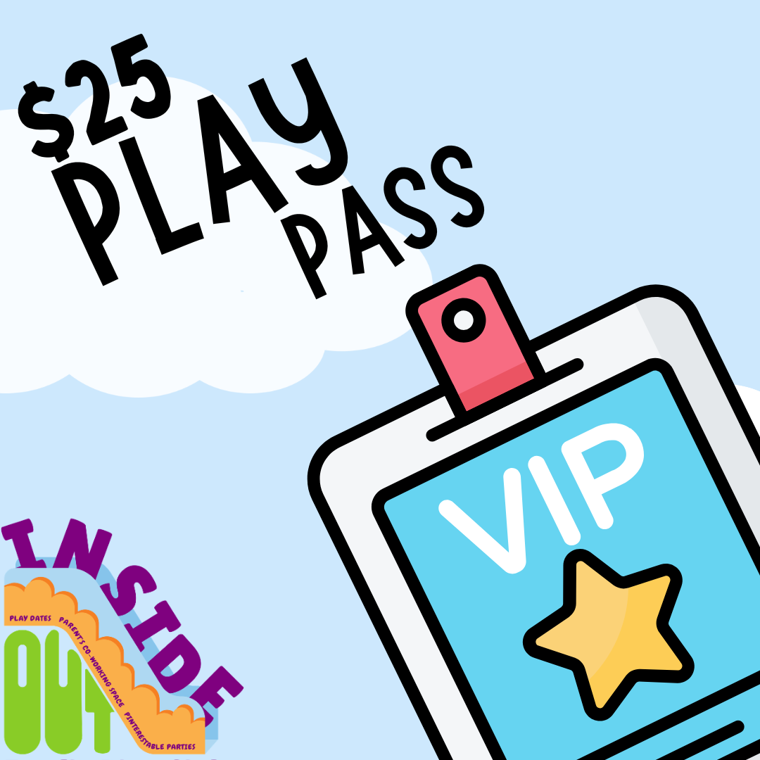 Valued at $25. This can be used for all play options - parents supervised, co-working play, events, and summer drop-off play