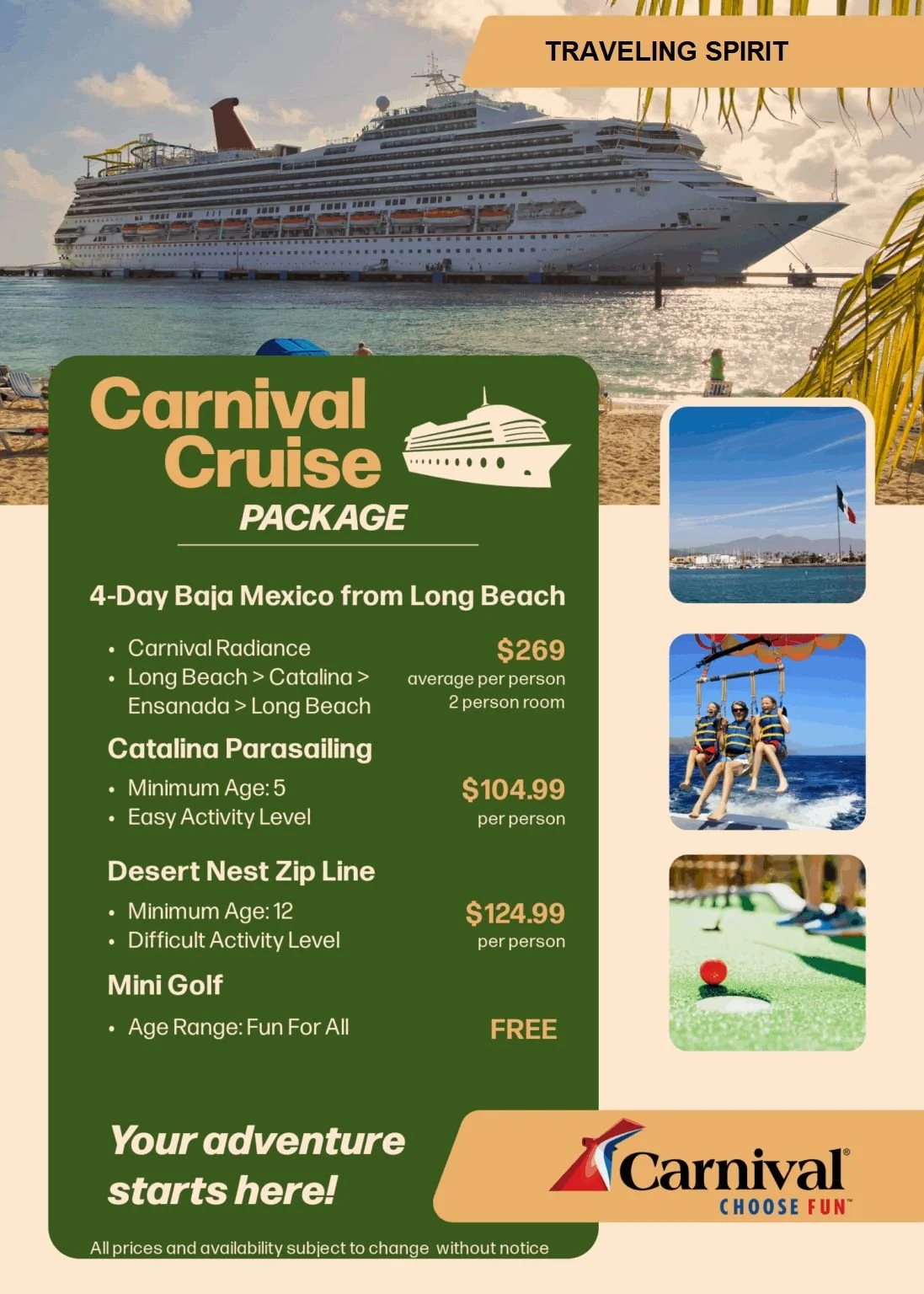 Carnival Cruise Package