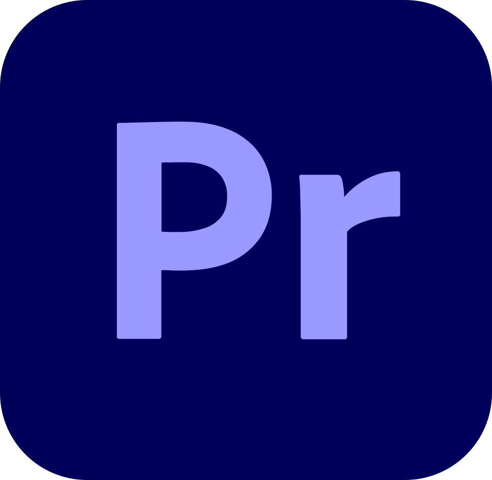 Instagram logo with a dark blue background and light blue letters 'Pr' in the center.