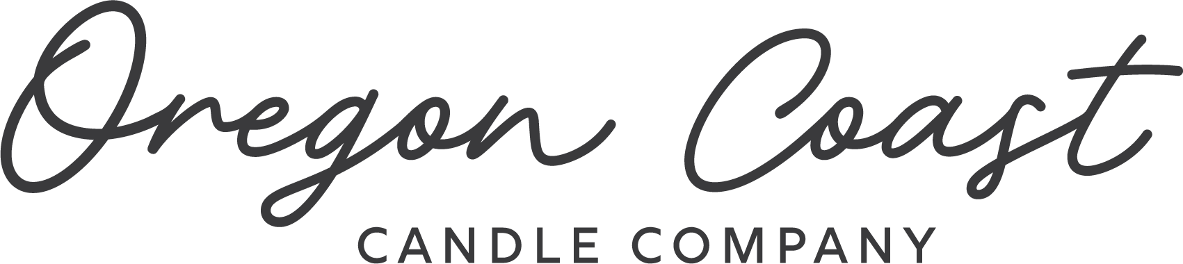 Logo of Dragon Coast Candle Company with stylized cursive text