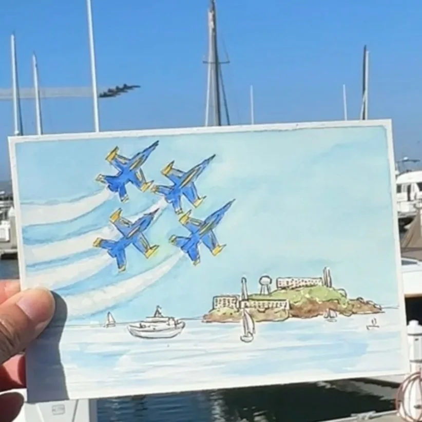 "Street Sketches" - A Monthly Postcard Club