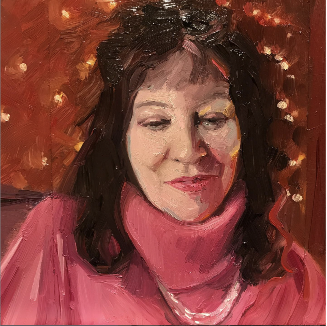 Jill Nalder on Sky Arts 'Portrait Artist of the Week' choose this portrait as her favourite portrait submission 2021