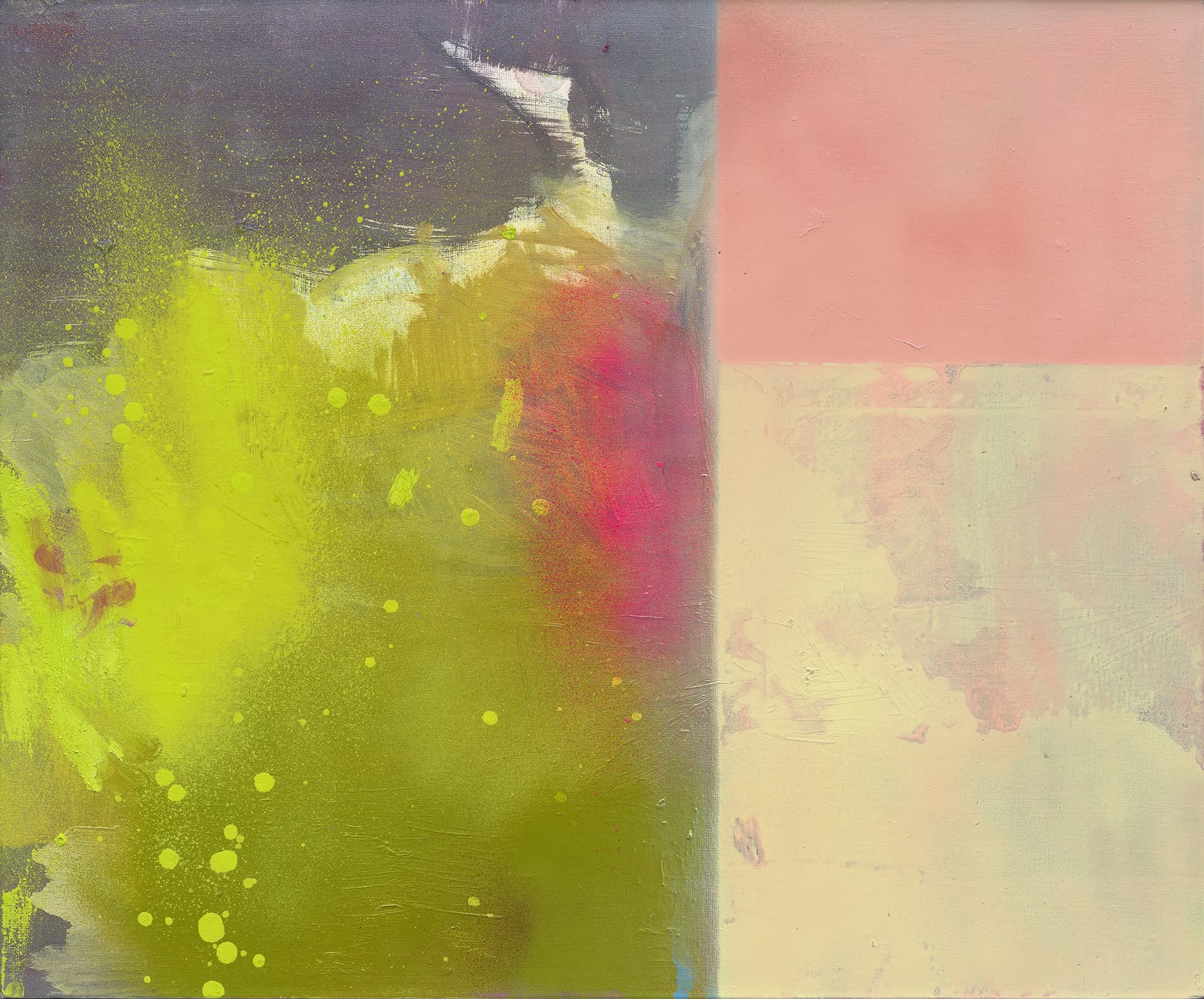 Geal :: mixed media on board :: 60 x 50 cm :: SOLAS exhibition Farmleigh May 2025