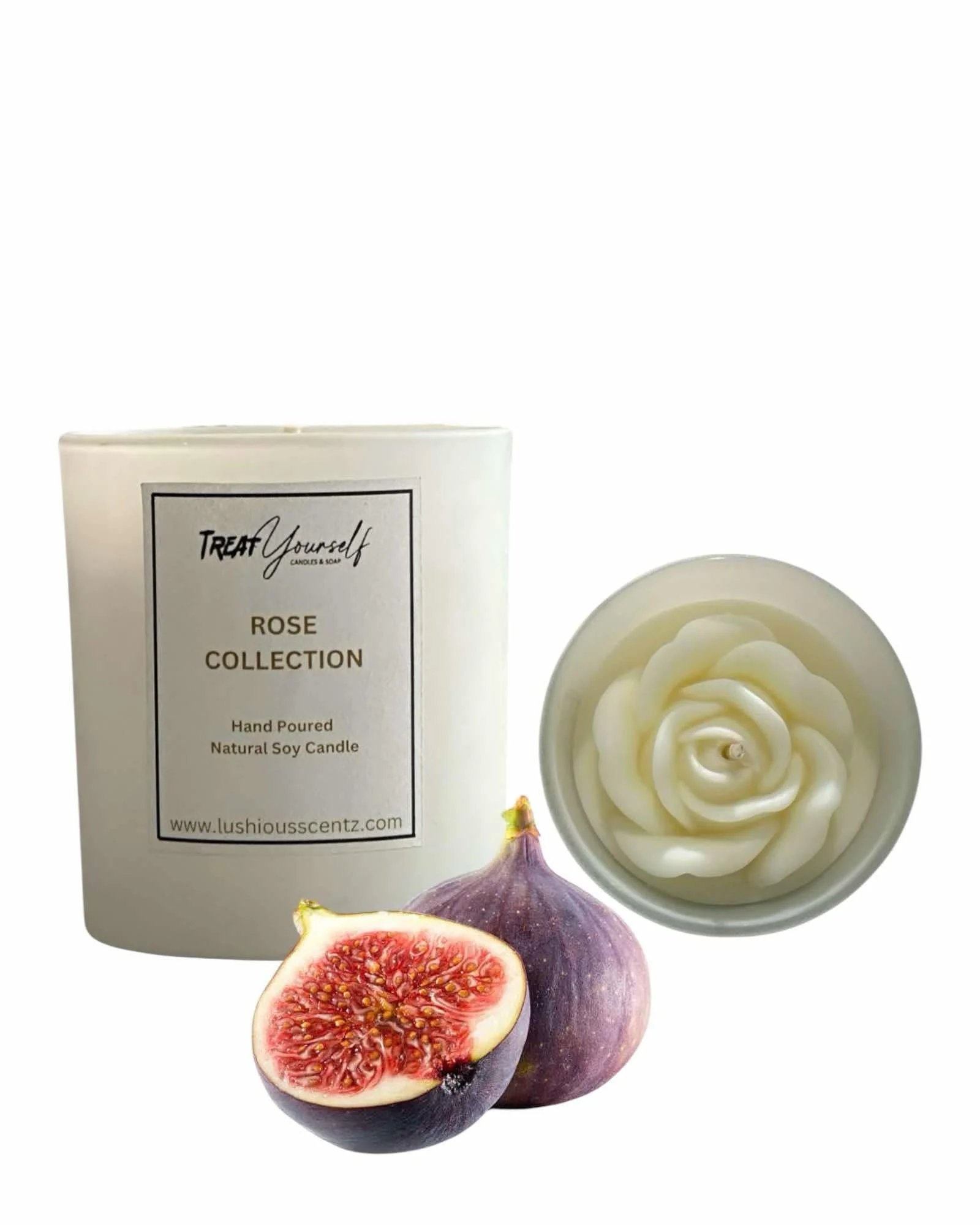 Fig Fatale  ( Green Apple Clove | Kiwi Fruit Strawberry | Vanilla Peach Nectar) - Soy Candle | 50 hr Burn