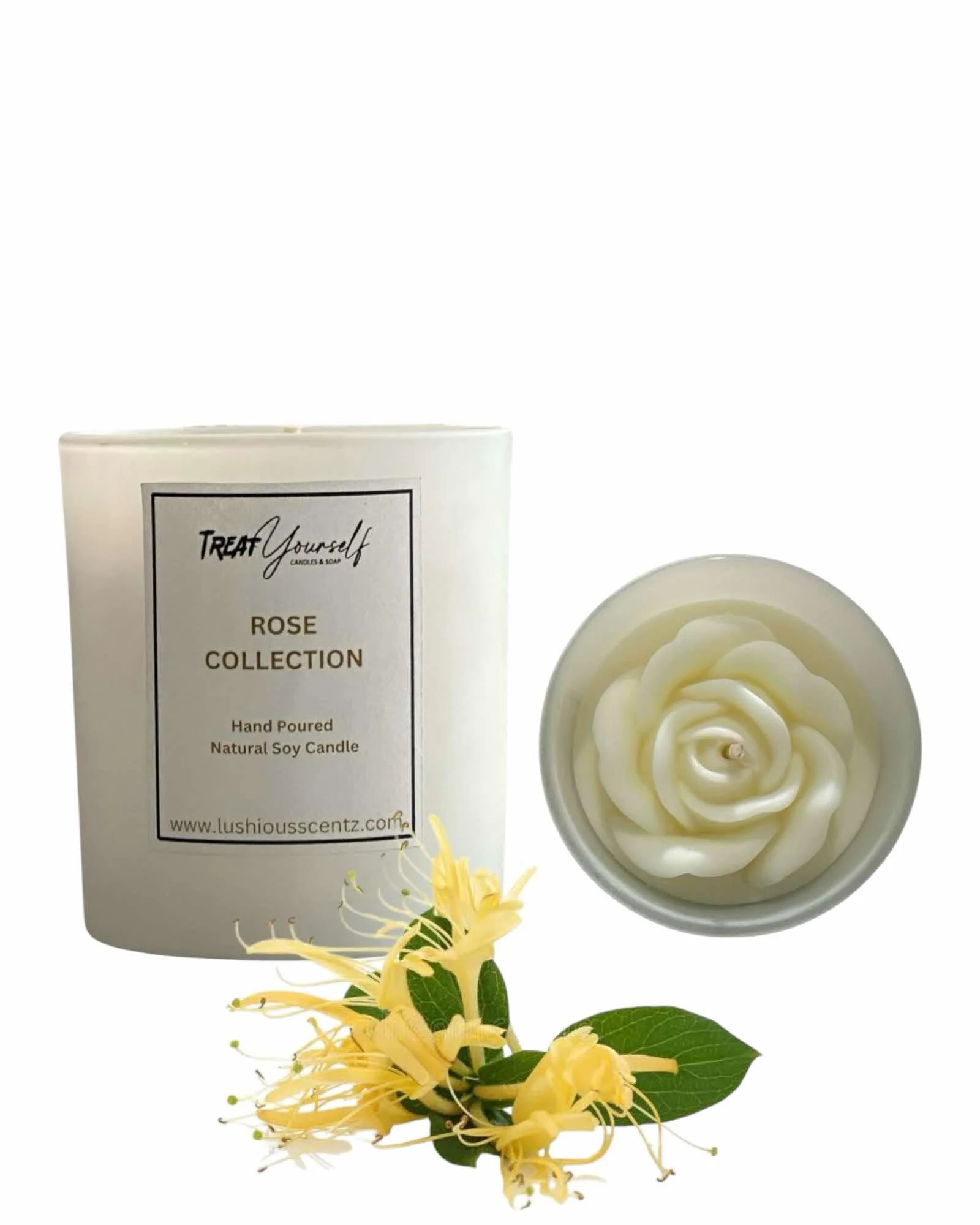 Japanese Honeysuckle ( Mandarin Pine needle | Grape Neroli | Vanilla malt jasmine and cedar wood) - Soy Candle | 50hr Burn