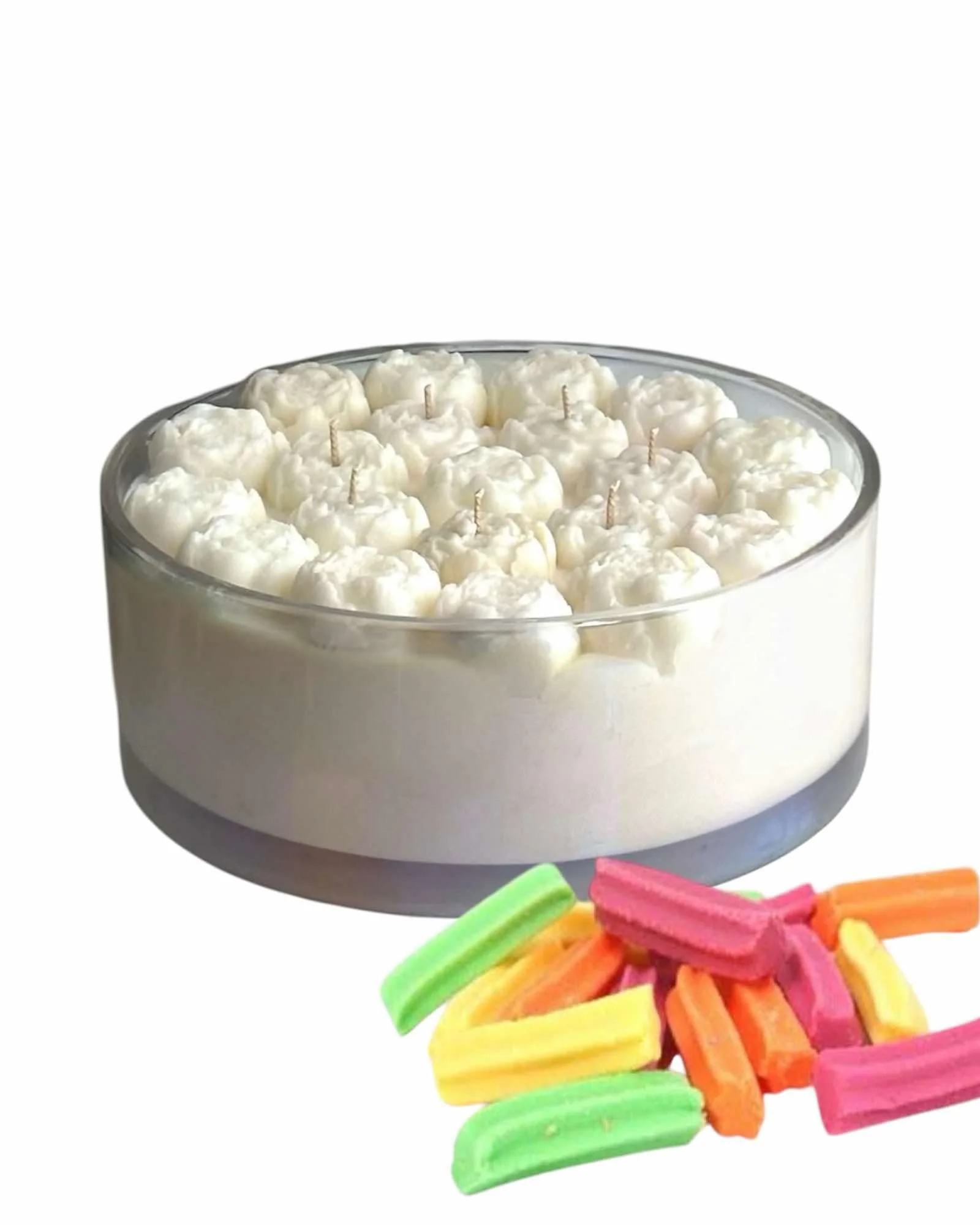 Musk Sticks ( Lemon Pineapple | Sugar Cane Honey | Musk Patchouli ) - Soy Candle | 100 hr Burn