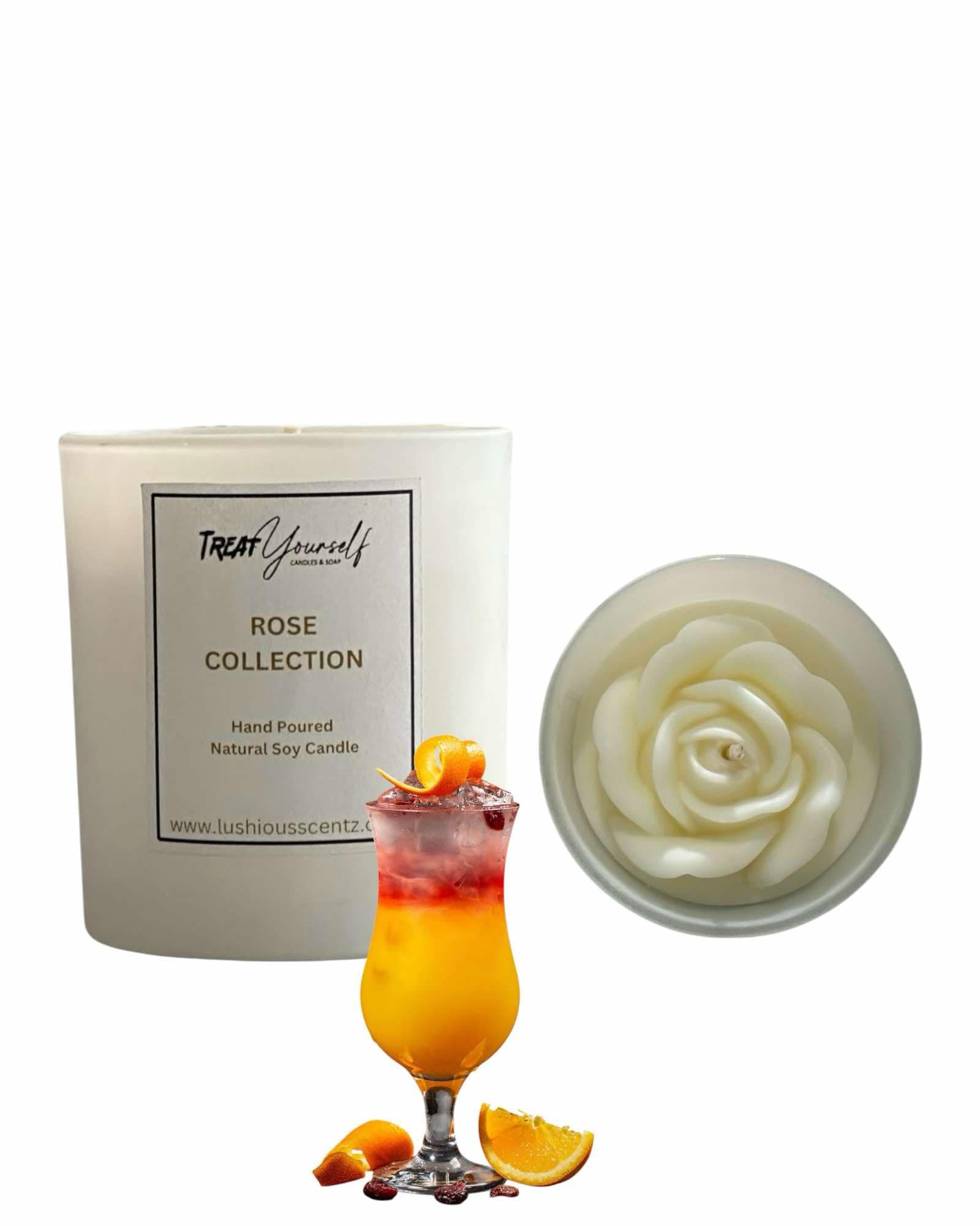 Sex on the Beach ( Pineapple cranberry | Peach banana | Coconut jasmine petals) - Soy Candle | 50hr Burn