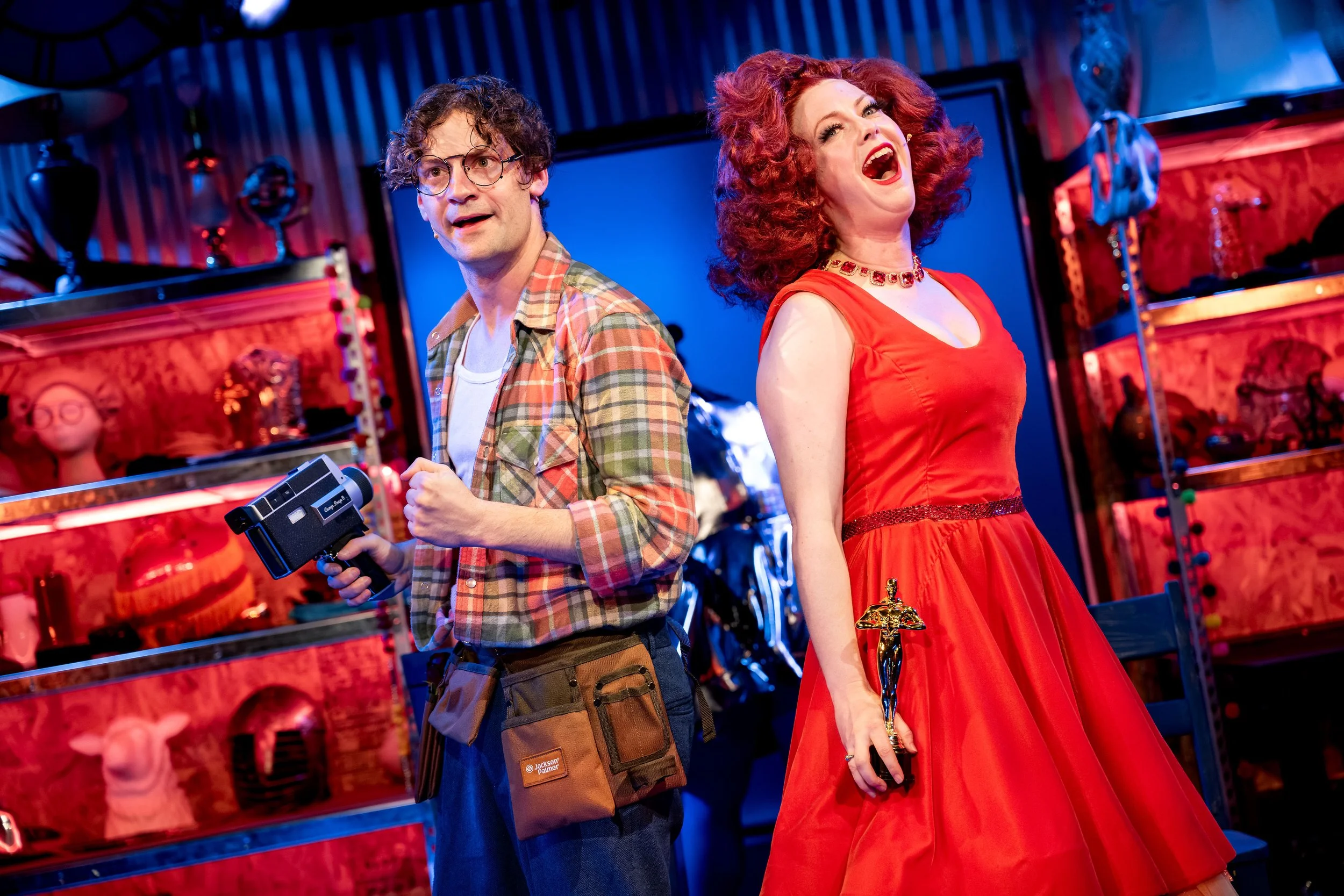 Harrison Bryan as Arnold Berman and Katie Emerson as Marlise Mattox in MARLISE! Photo Credit: Shawn Salley Photography