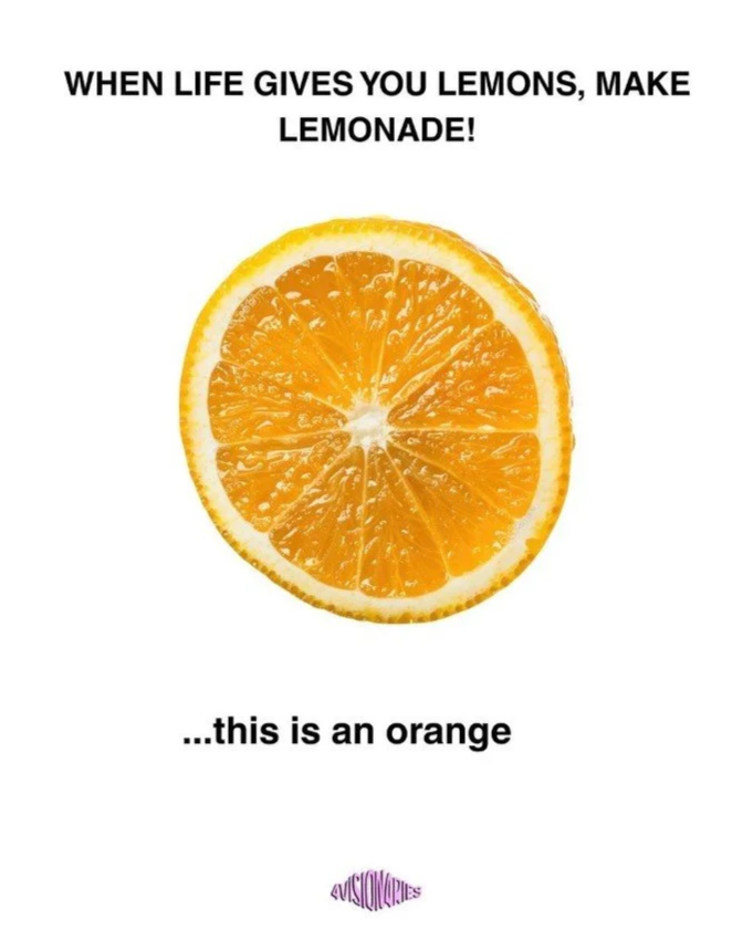 "ORANGE?" POSTER