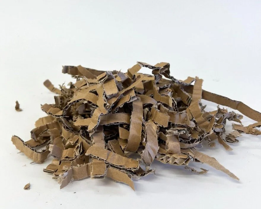 Aaltopahvista silputtu chips eli sipsit