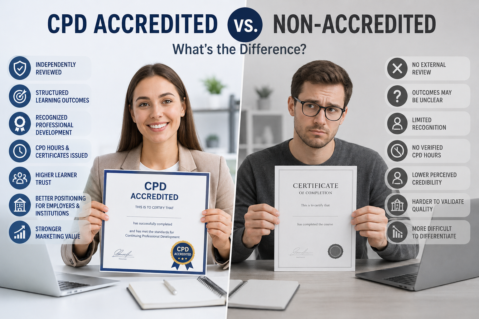 CPD Accreditation vs. No Accreditation: What’s the Difference?