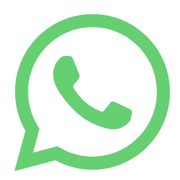 Green WhatsApp logo with a phone icon inside a speech bubble.