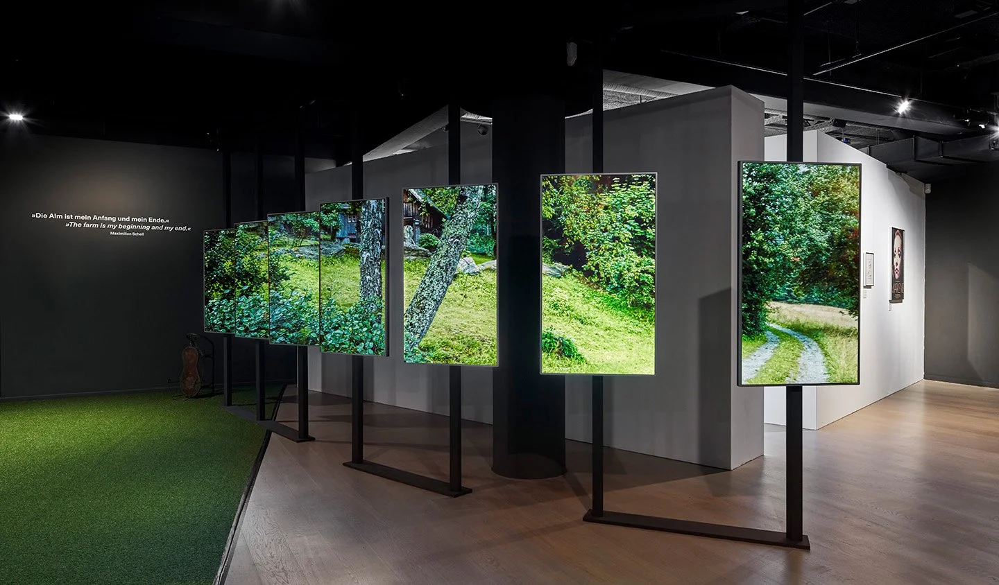 Audio- Video Installation, Mapping, DFF, Deutsches Filminstitut & Filmmuseum, Medienkurator Jean-Noël Lenhard, Jean Noel Lenhard, Ausstellung Maximilian Schell