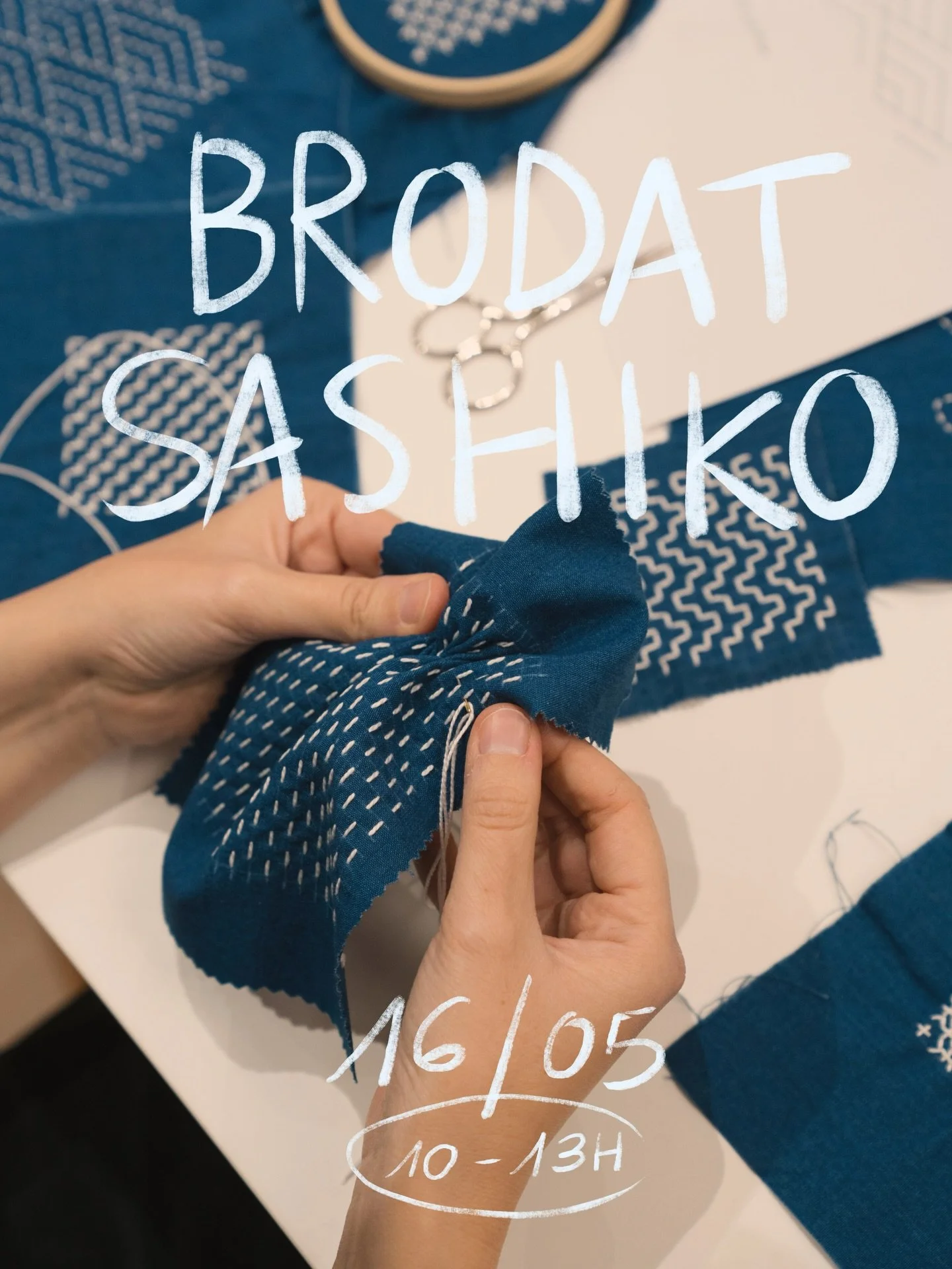 Segur que ja has sentit parlar alguna vegada del Sashiko, aquesta t&egrave;cnica japonesa tan gr&agrave;fica i visual ✨

El proper 16 de maig, la podr&agrave;s venir a descobrir amb nosaltres al taller 🪡 

Durant aquest monogr&agrave;fic de 3 hores,