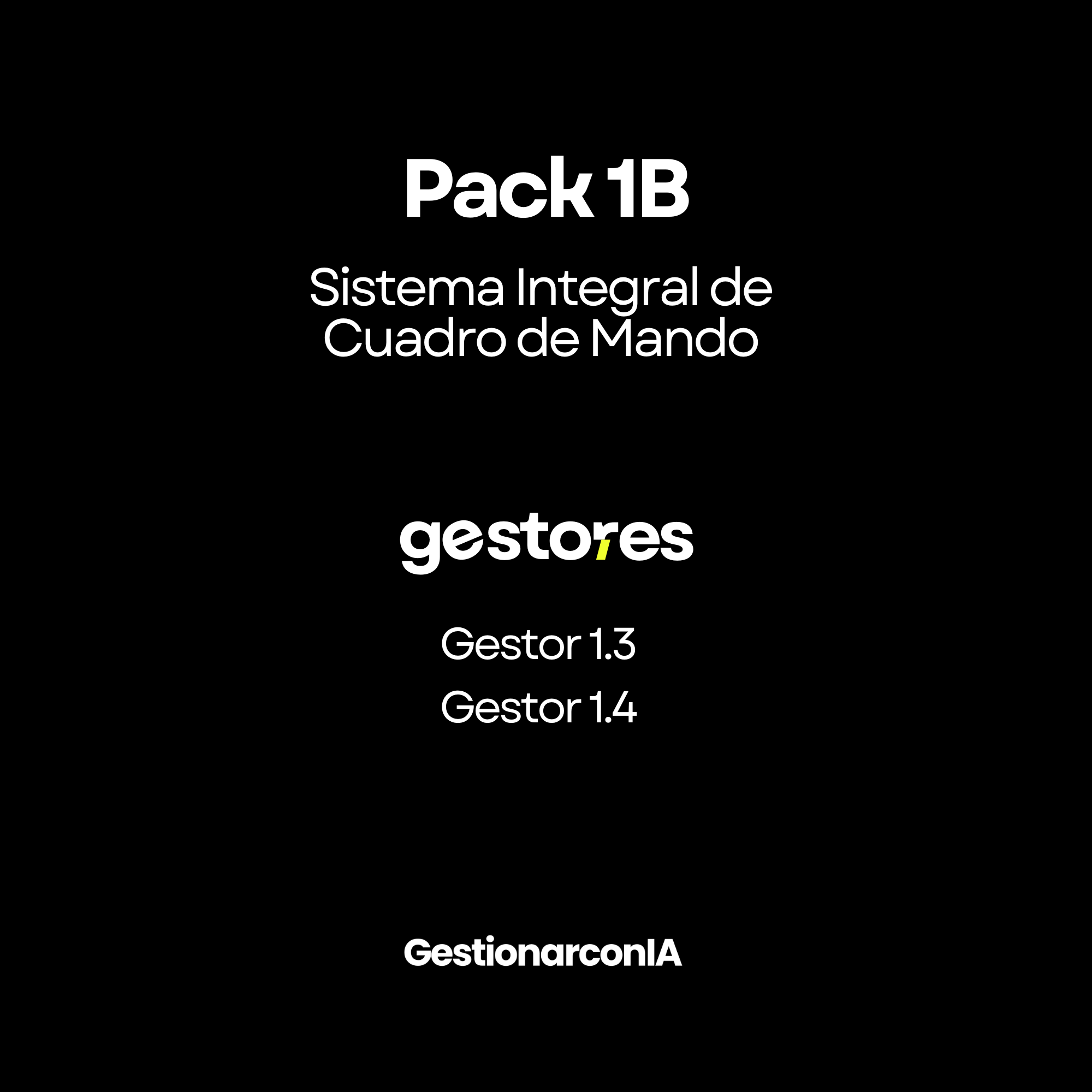 PACK 1-B — Dirección por Objetivos y Sistema de Seguimiento