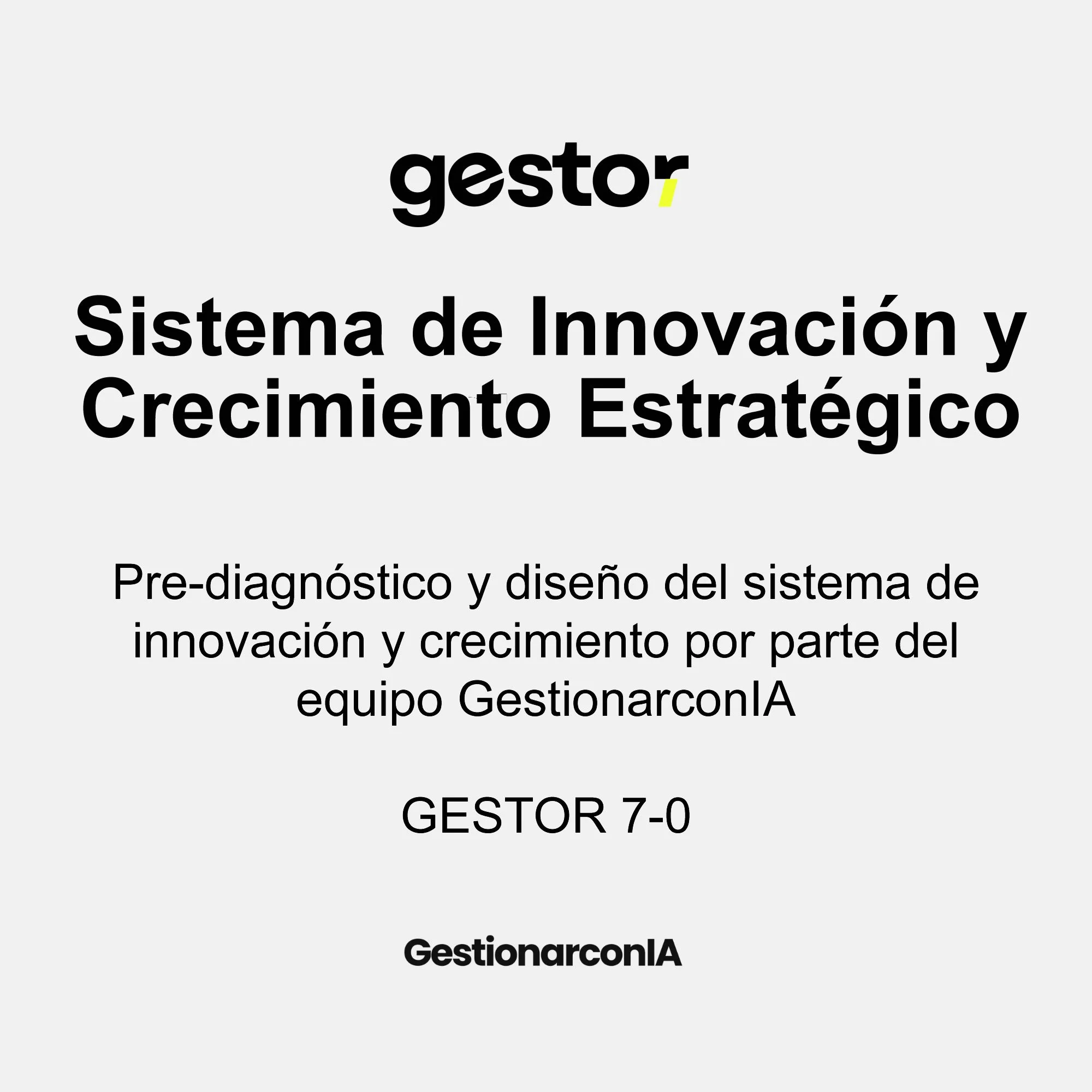 Sistema de Innovación y Crecimiento Estratégico