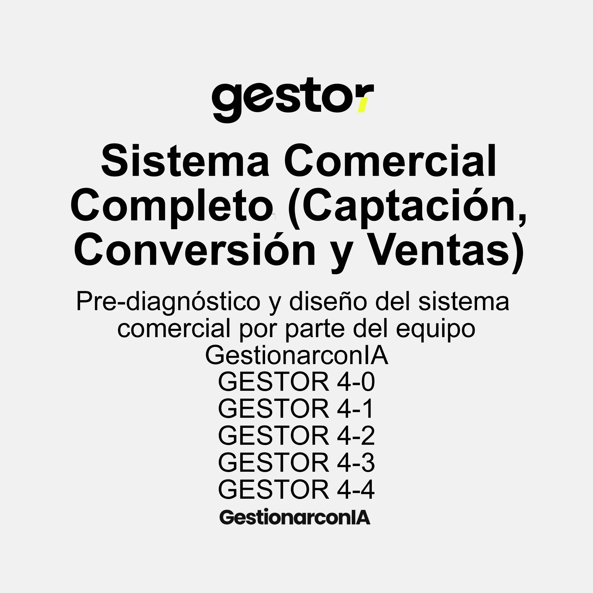 Sistema Comercial Completo (Captación, Conversión y Ventas)