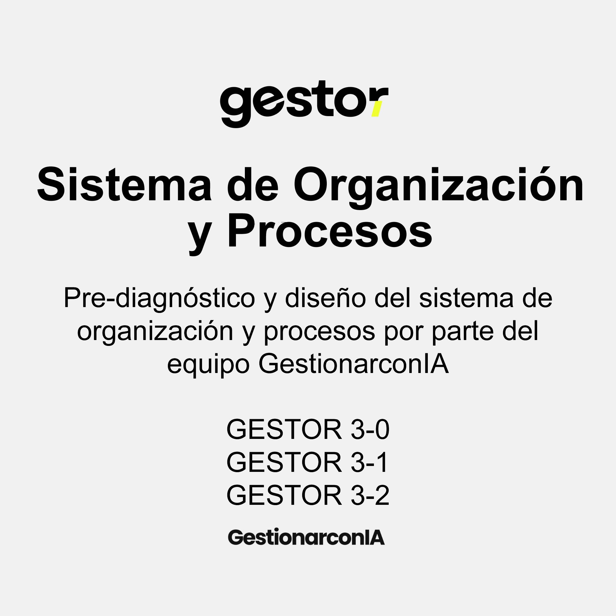Sistema de Organización y Procesos