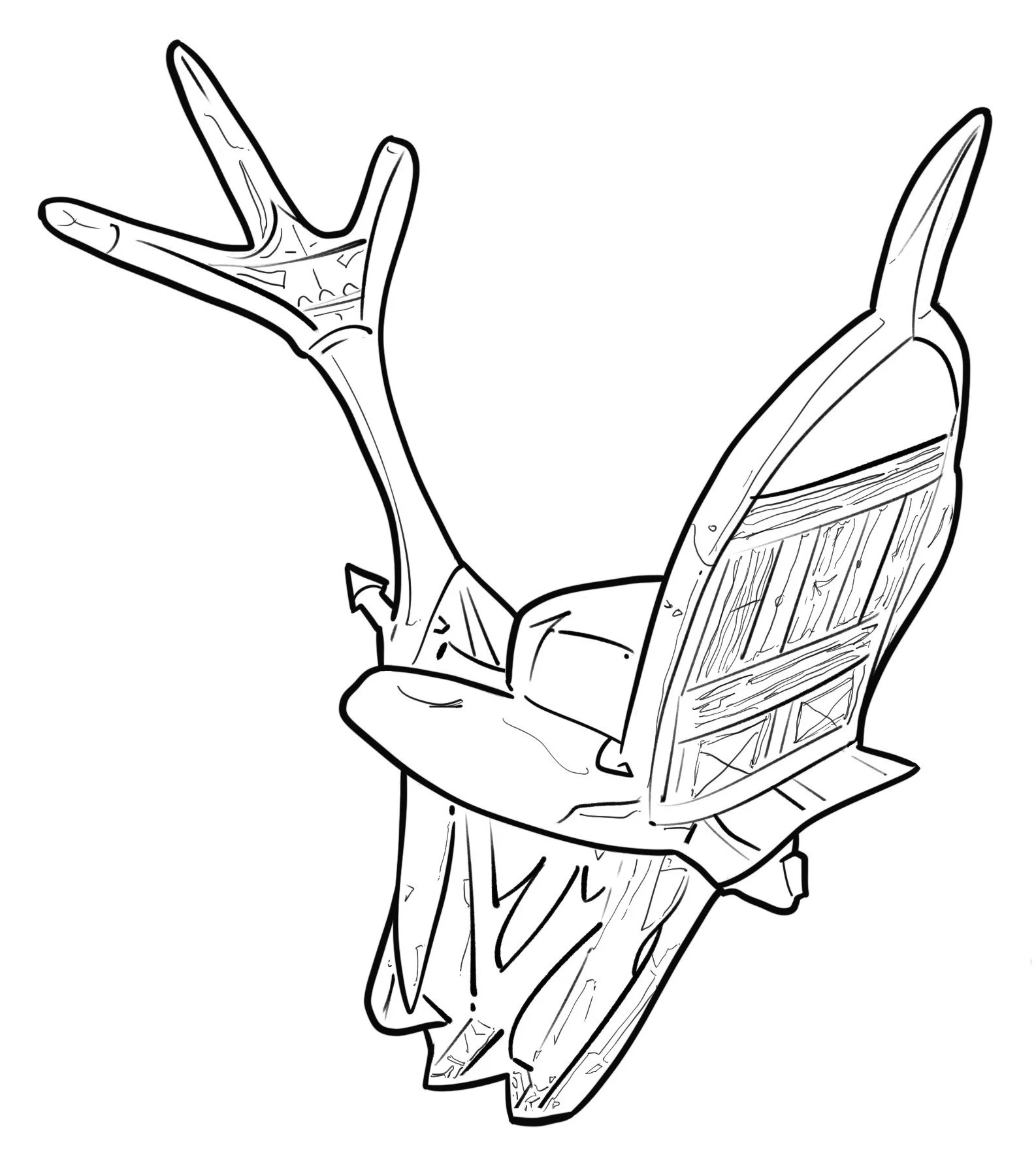 Illustrations made by Emilie Verbanck to support looking at the objects