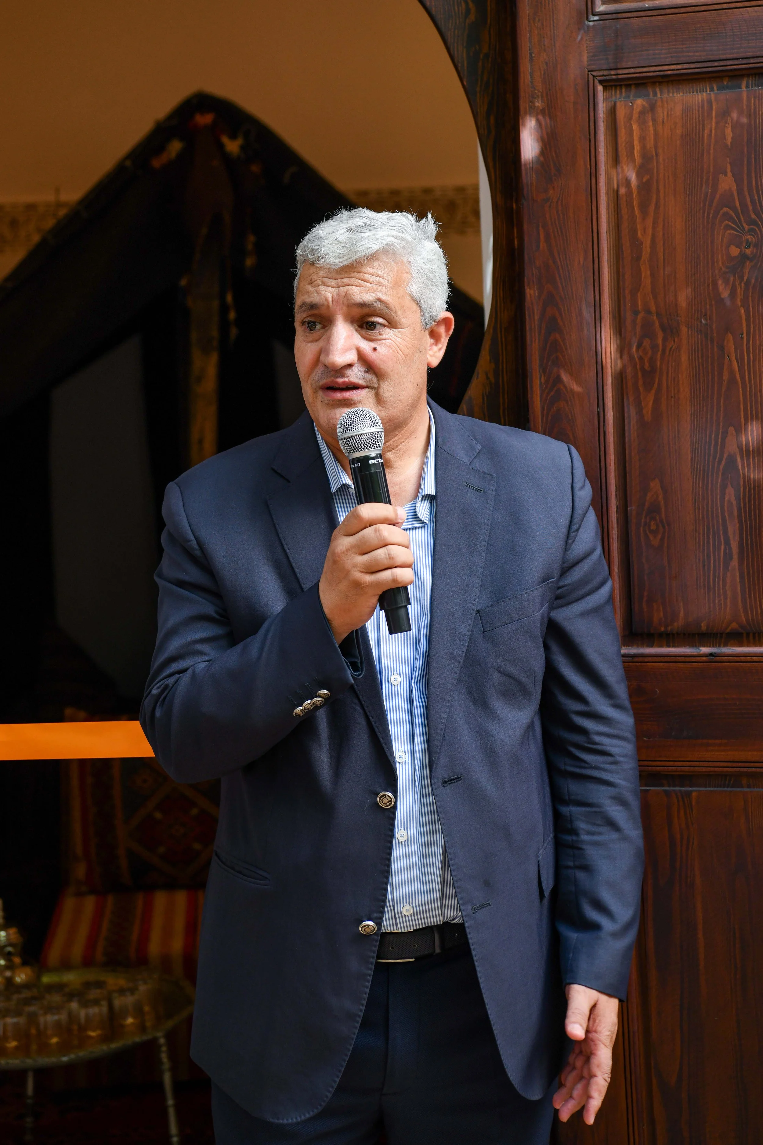 Mr. Idrissi, director of the Fondation National du Musee in Morocco