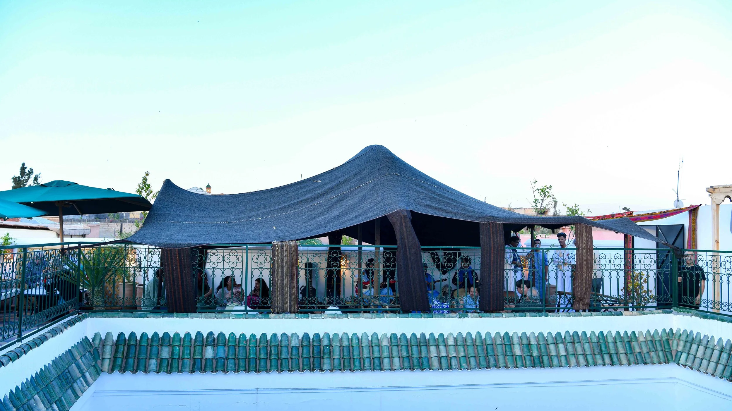 The rooftop tent from the South of Morocco