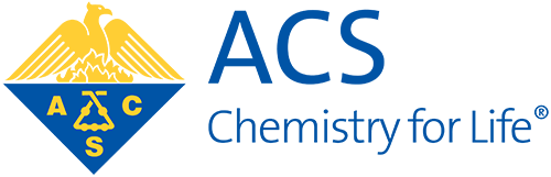 The American Chemical Society (ACS) logo featuring a diamond-shaped emblem with a chemist's flask and the letters 'A C S', alongside the text 'ACS Chemistry for Life'.