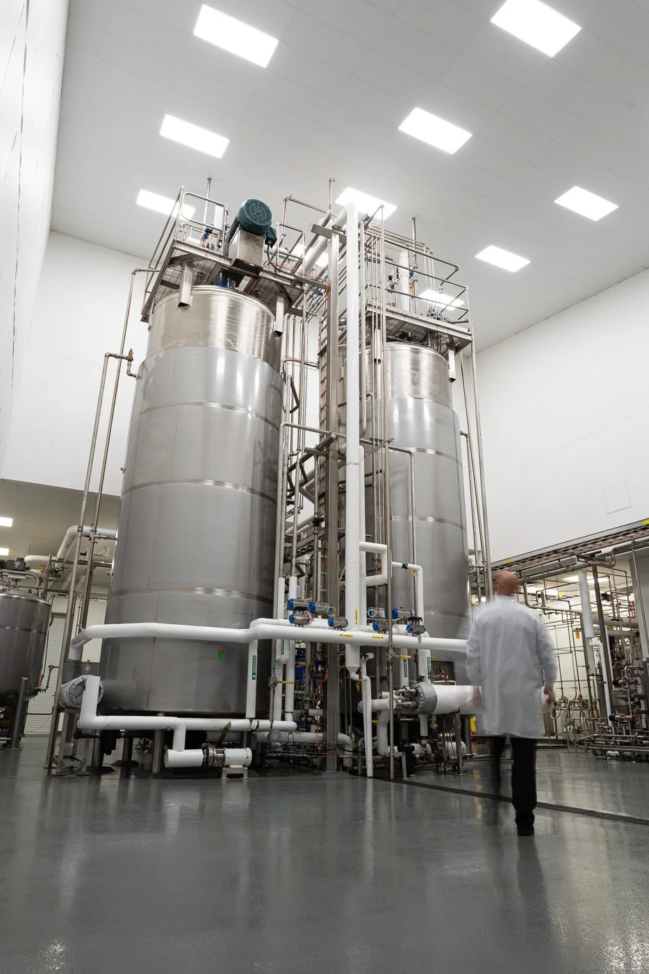 Biotal Marine's US laboratory and fermentation facility, where bacterial strains for marine cleaning products are produced in-house