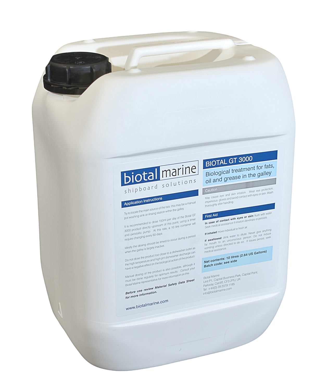 Biotal GT 3000 - biological marine galley grease trap treatment