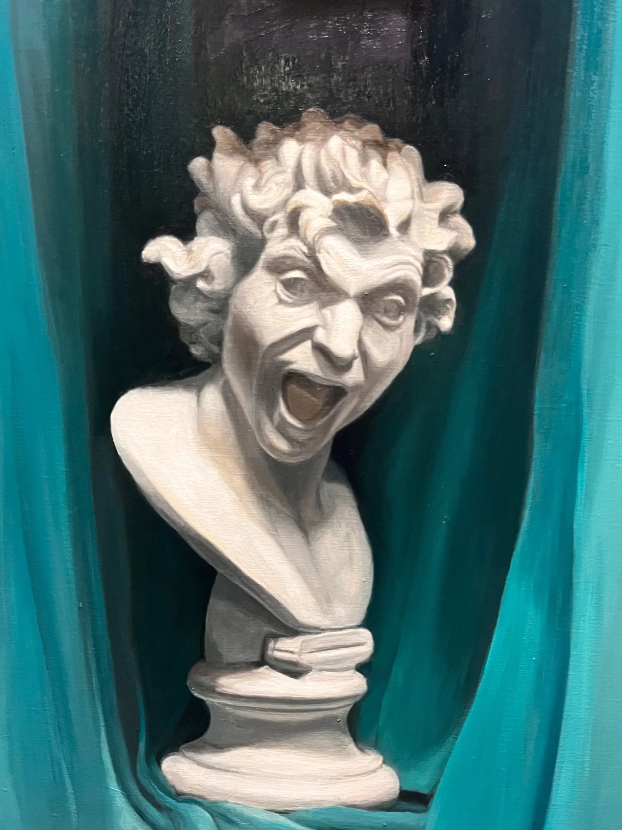 Berninins Scream - oil on canvas