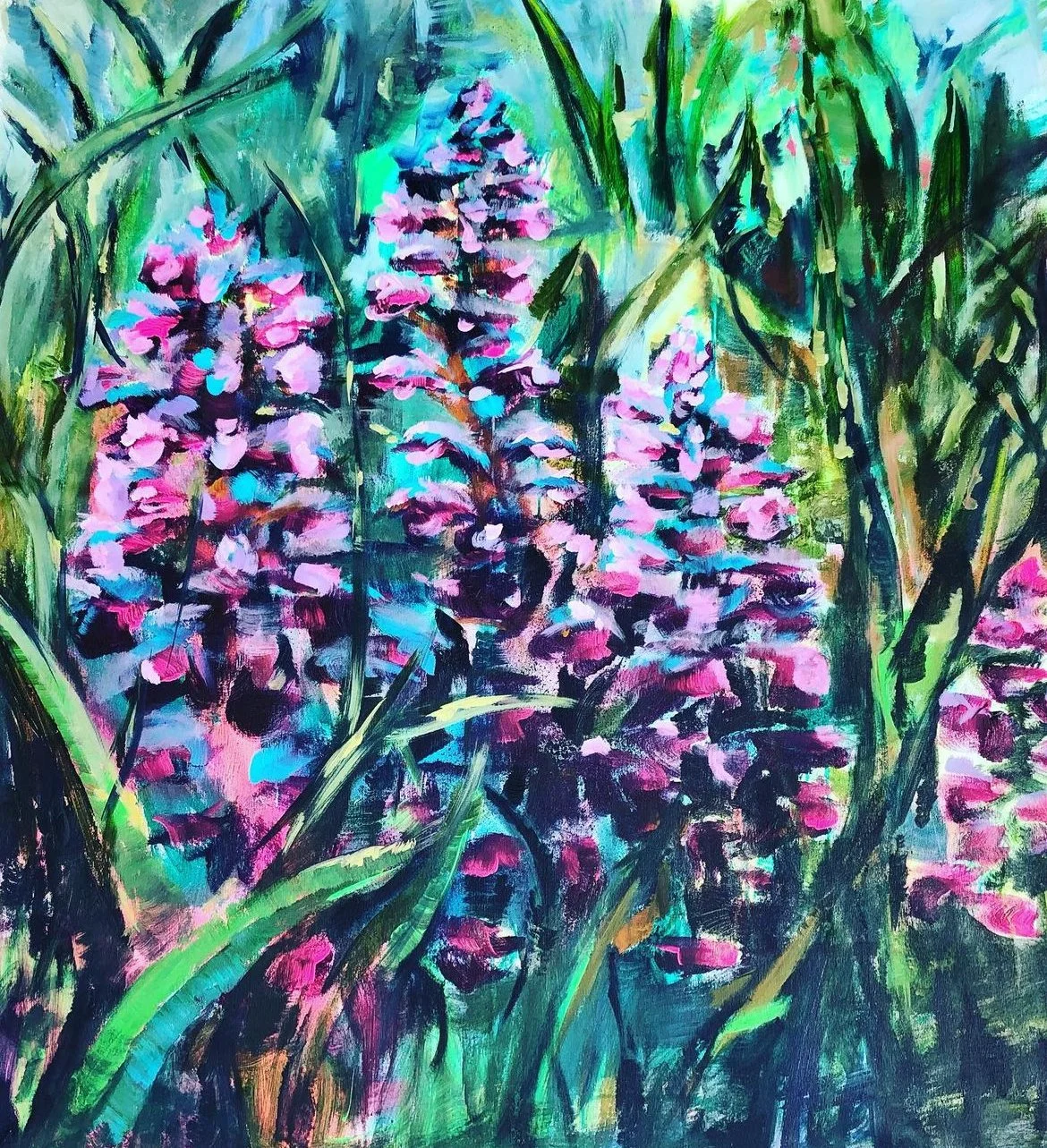 Kriechender Günsel/Acryl on Canvas