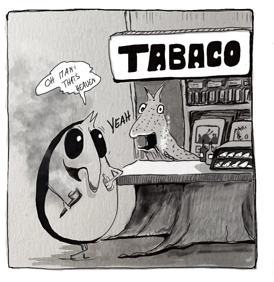Weevil RALPH and his pipe / Comic / Ink & digital