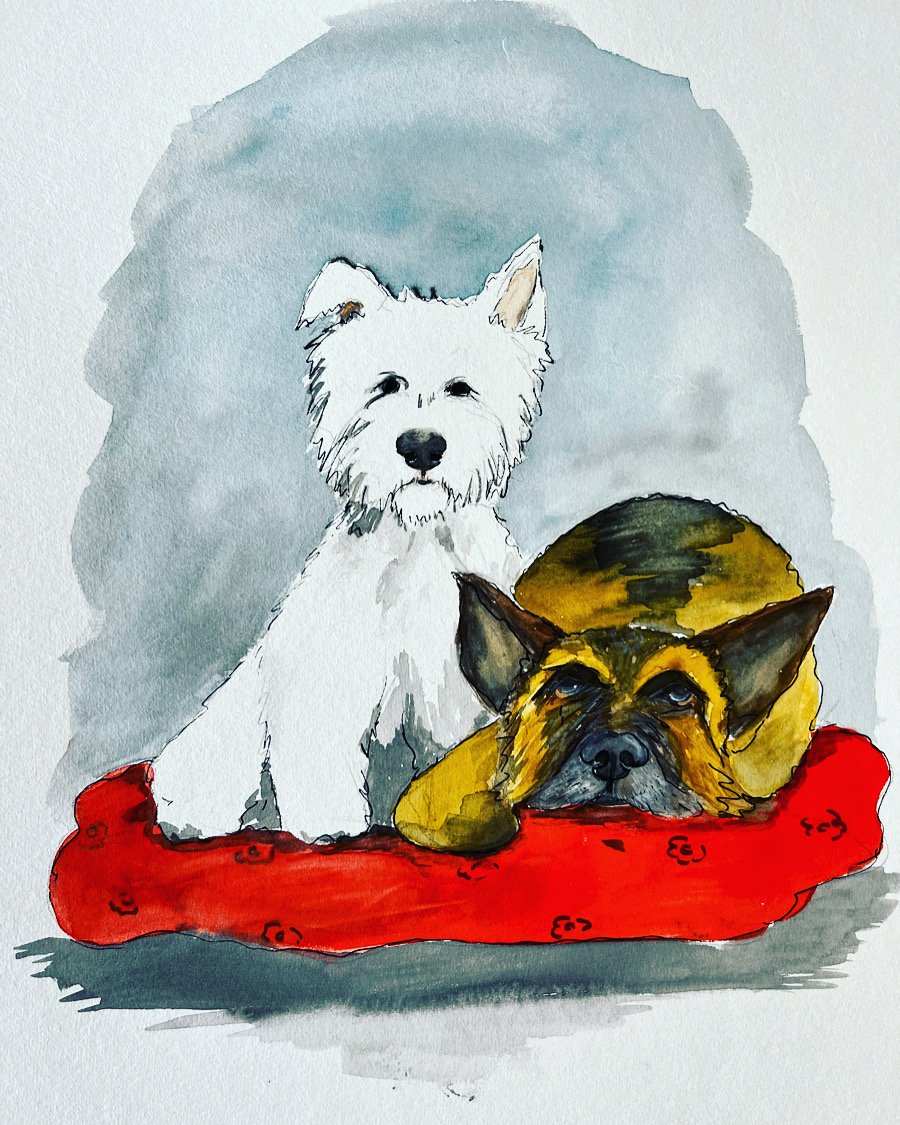 Watercolor painting for https://liliomverlag.de/Buch/Geheimnisgeschichten-9-neuntes-Buch-9783966060301.html