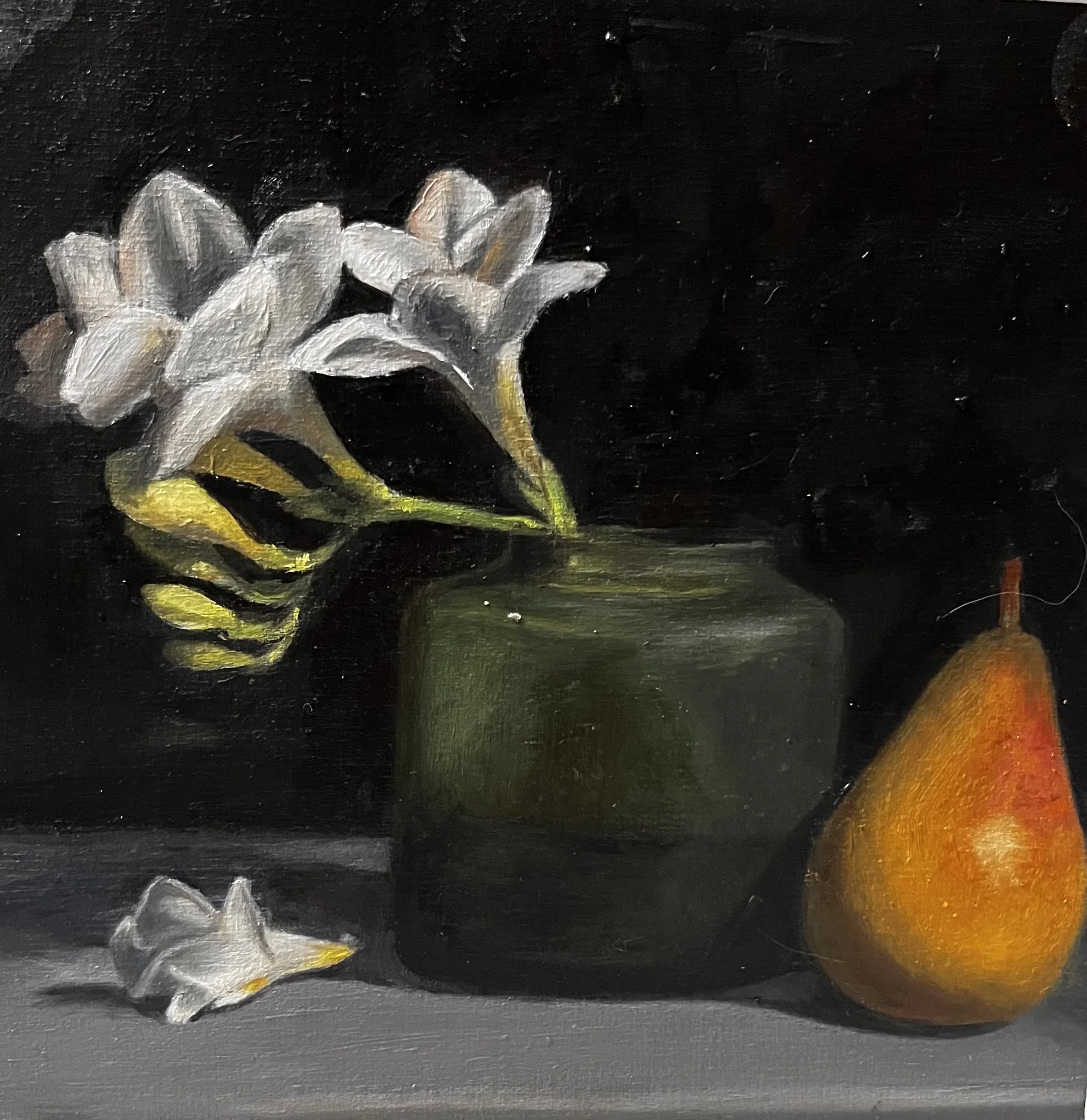 Athens - oil on wood