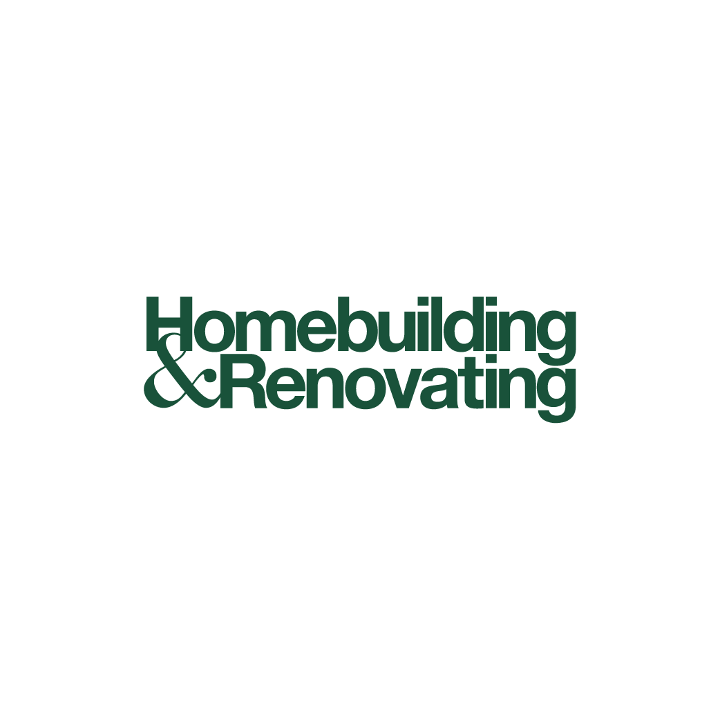 Logo reading 'Homebuilding & Renovating' with a house roof icon