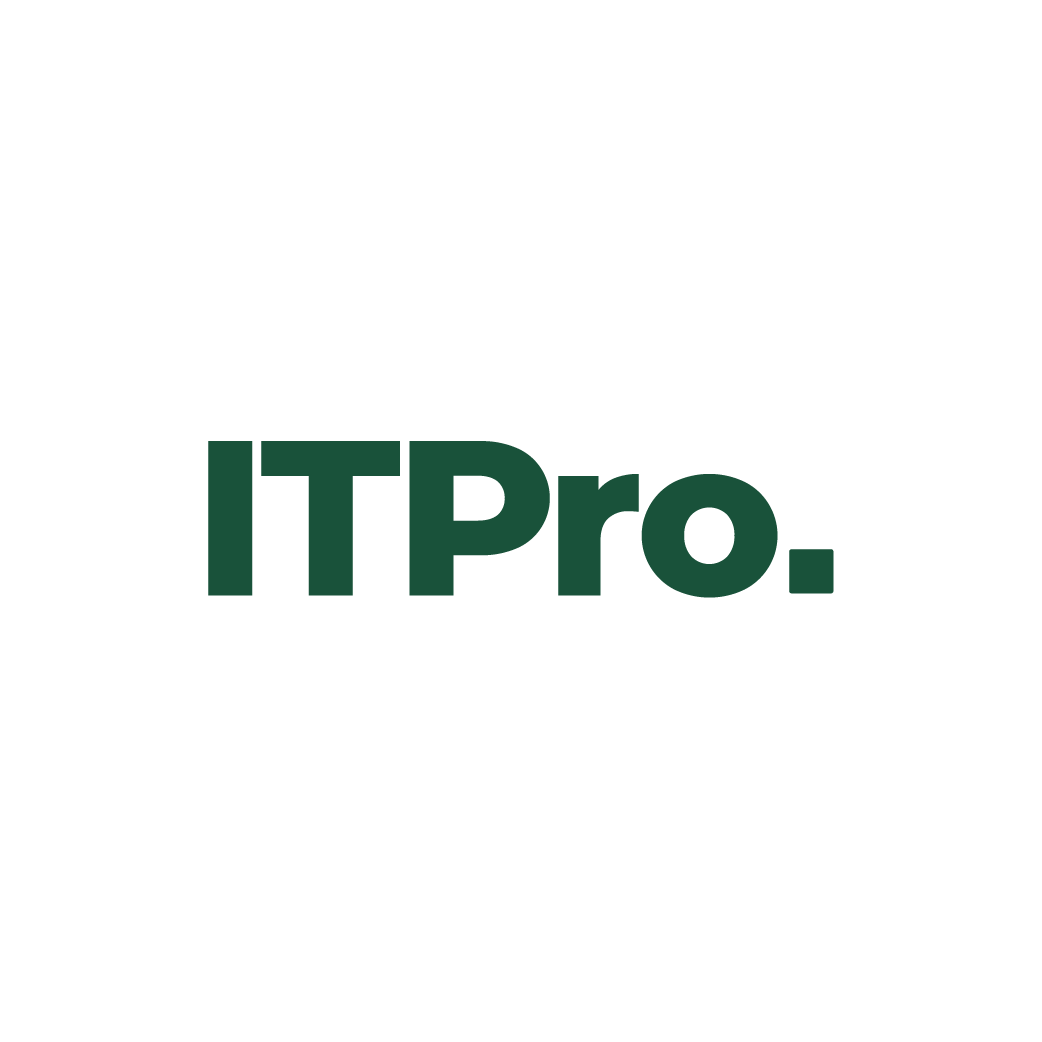 Black background with a stylized figure of a person at the top, the text 'ITPro' in green large font at the bottom.