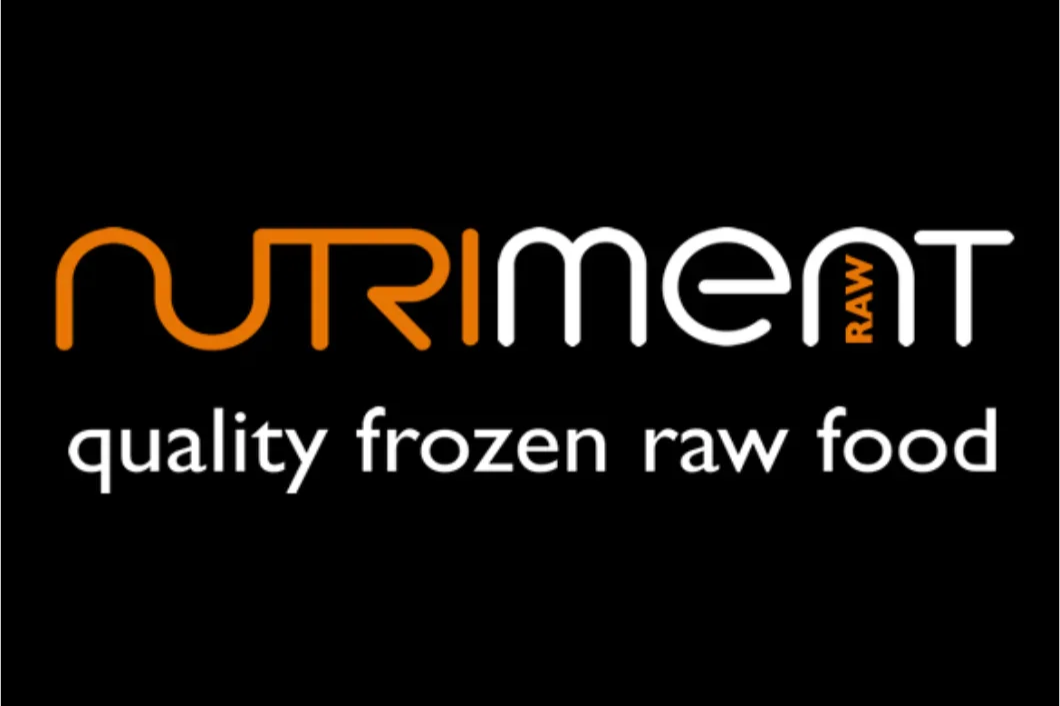 Logo for Nutriment Raw, a company selling quality frozen raw food.