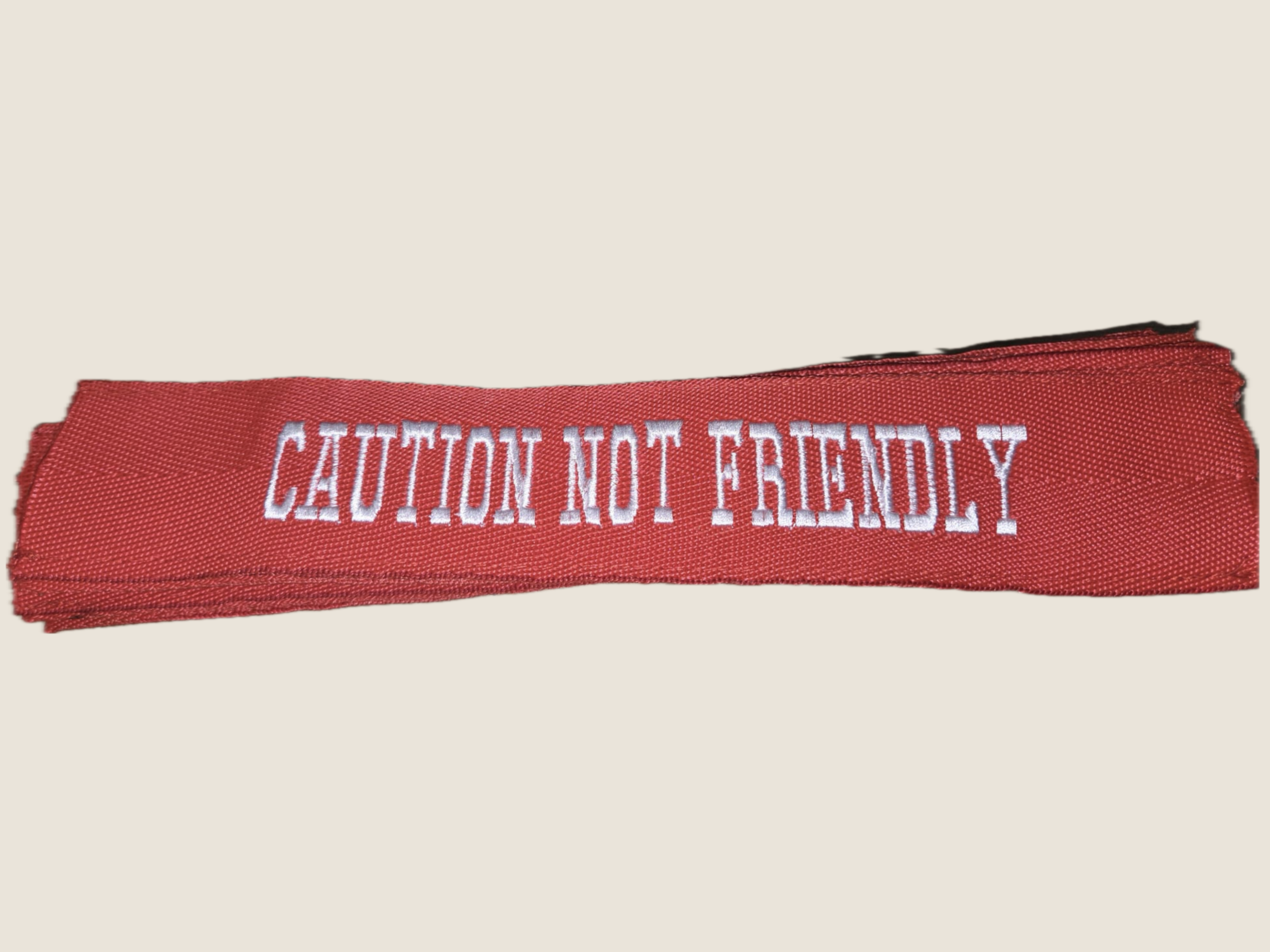 Caution Not Friendly Lead Sleeve